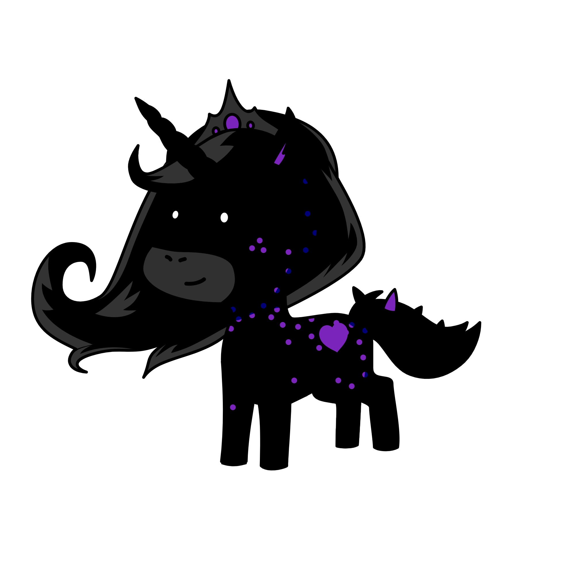 Midnight, the unicorn