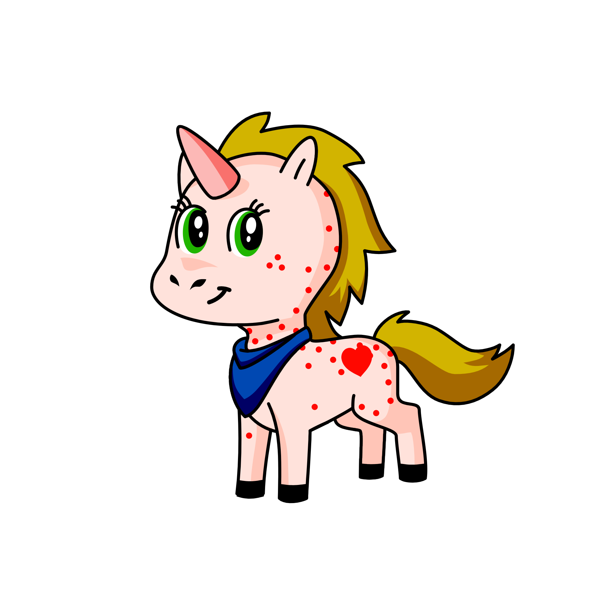 Sasa, the unicorn