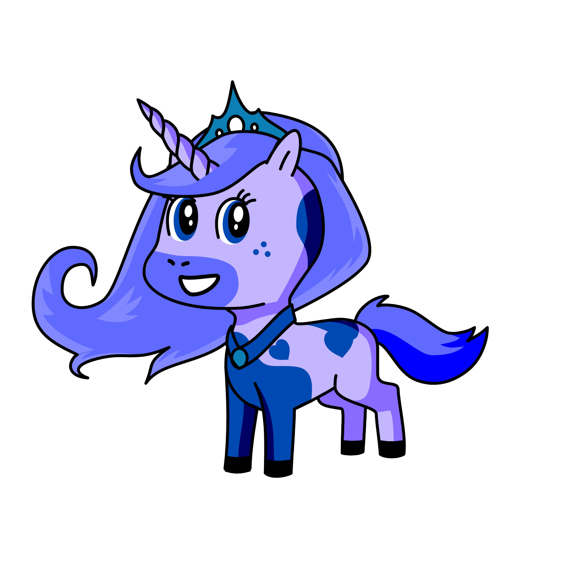 Luna, the unicorn