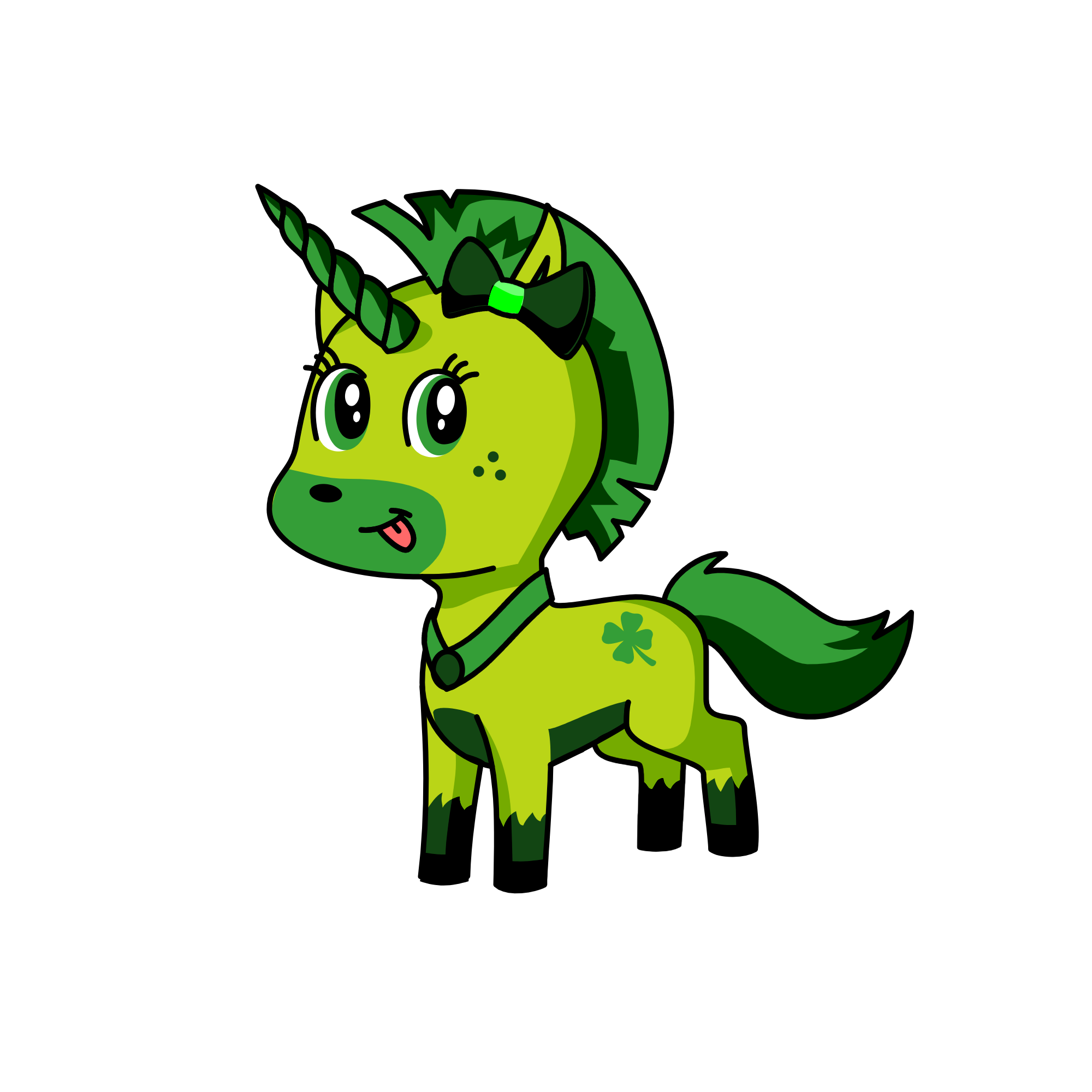 Emerald, the unicorn