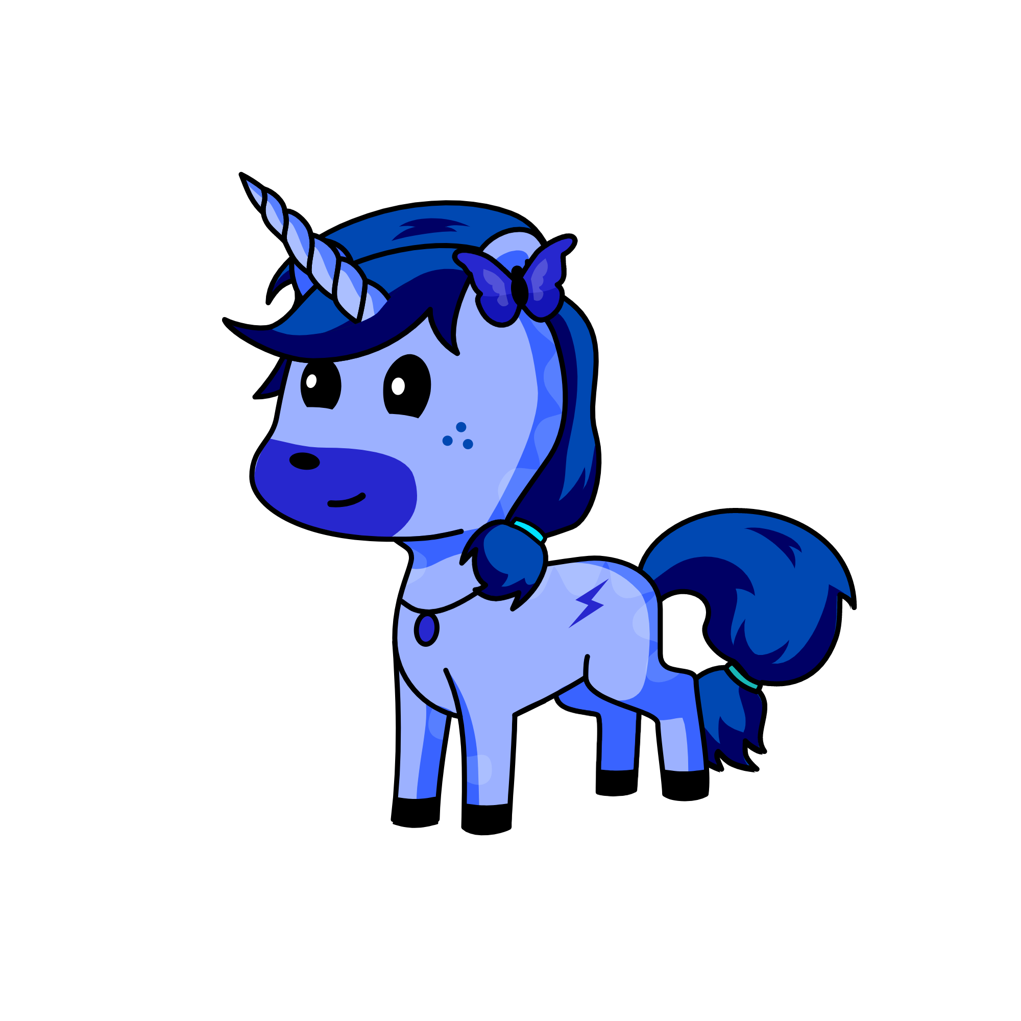 Saphire, the unicorn