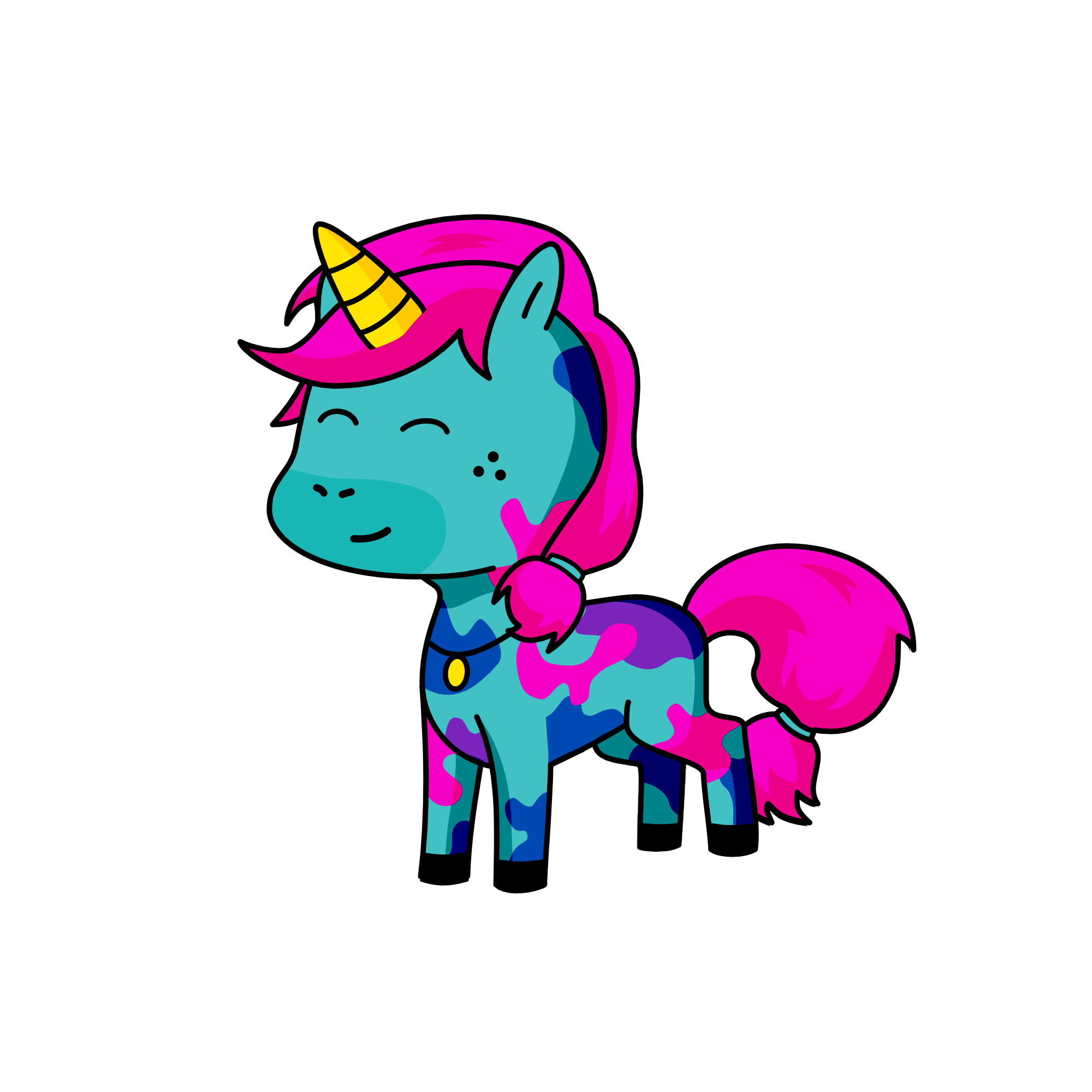 Candy, the unicorn