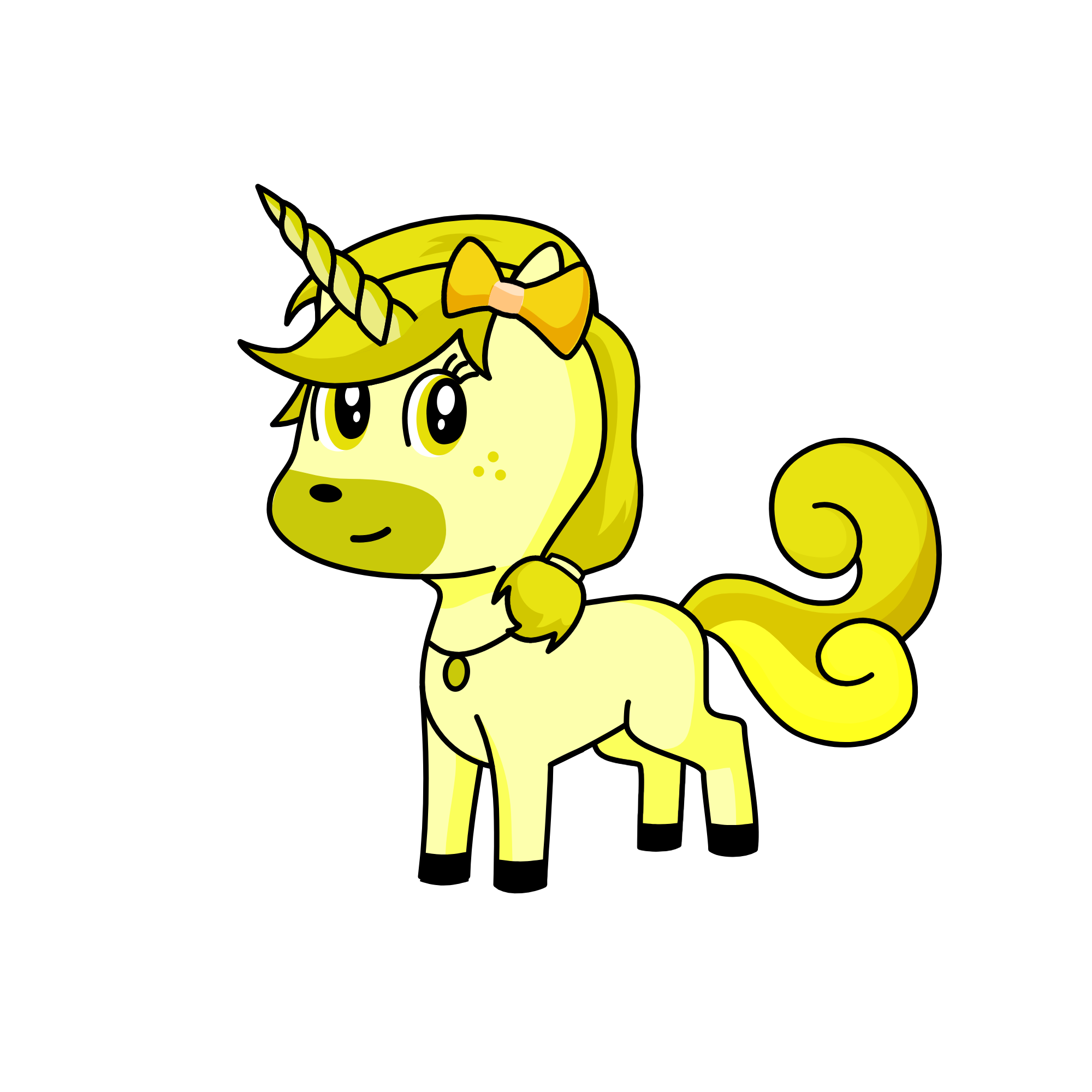 Citrine, the unicorn