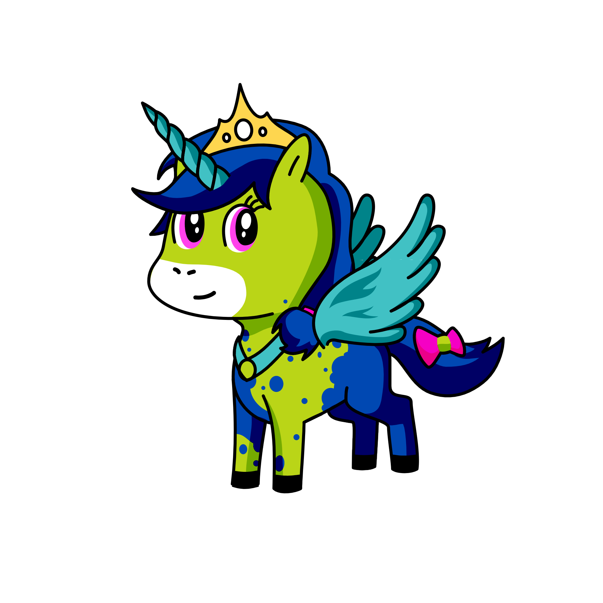 princess pea, the unicorn
