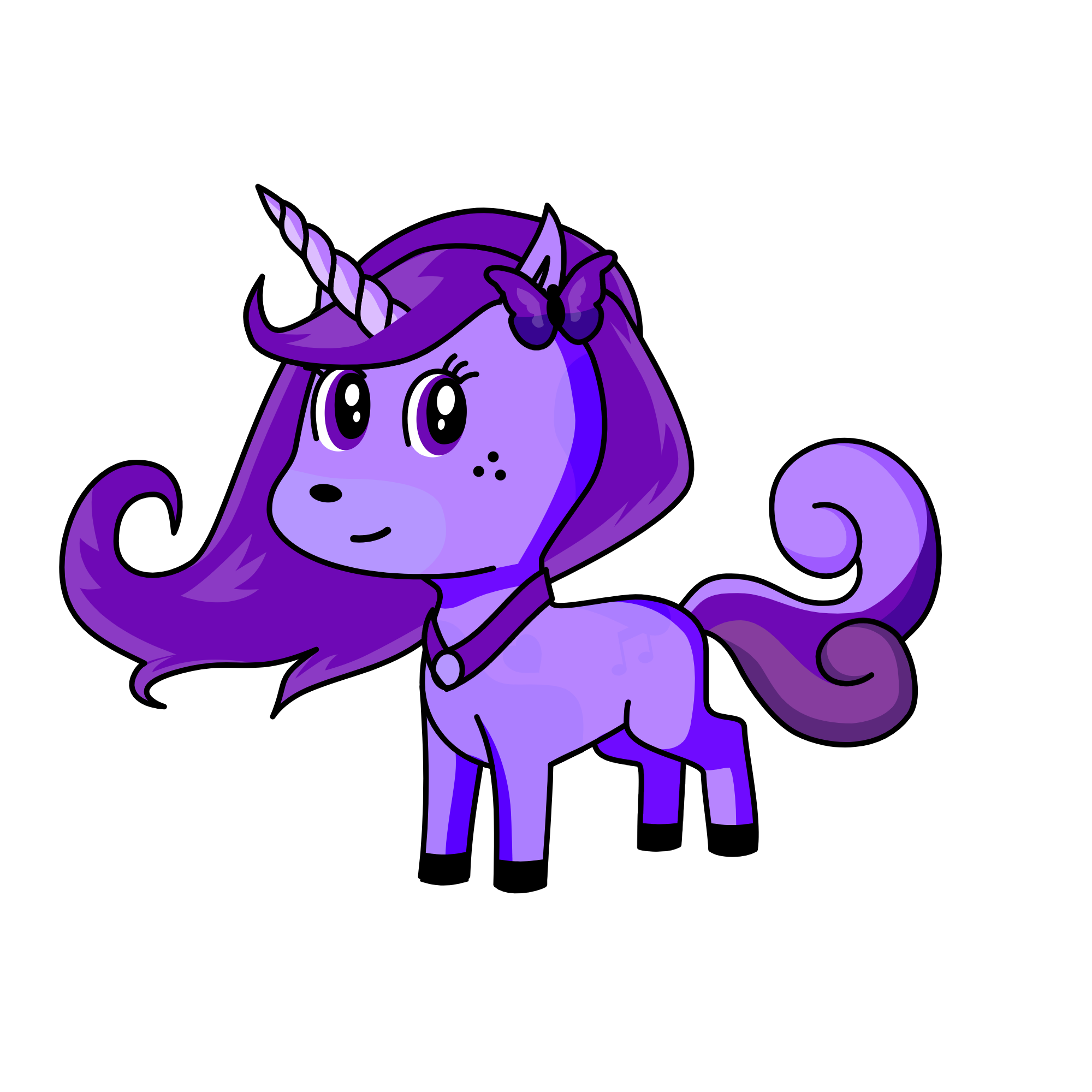 Amethyst, the unicorn