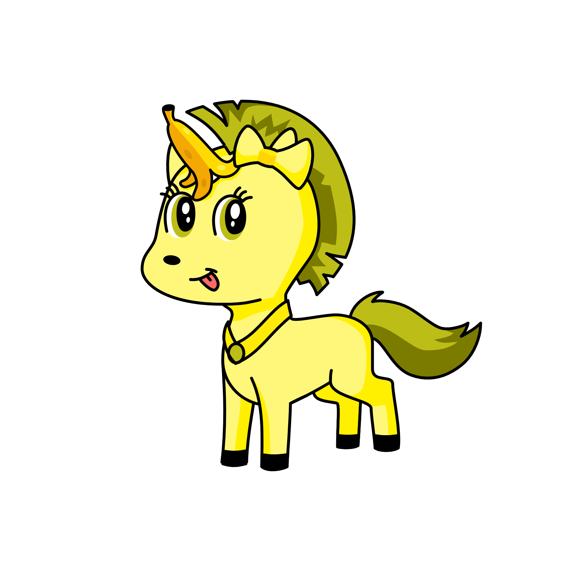 Citrine, the unicorn