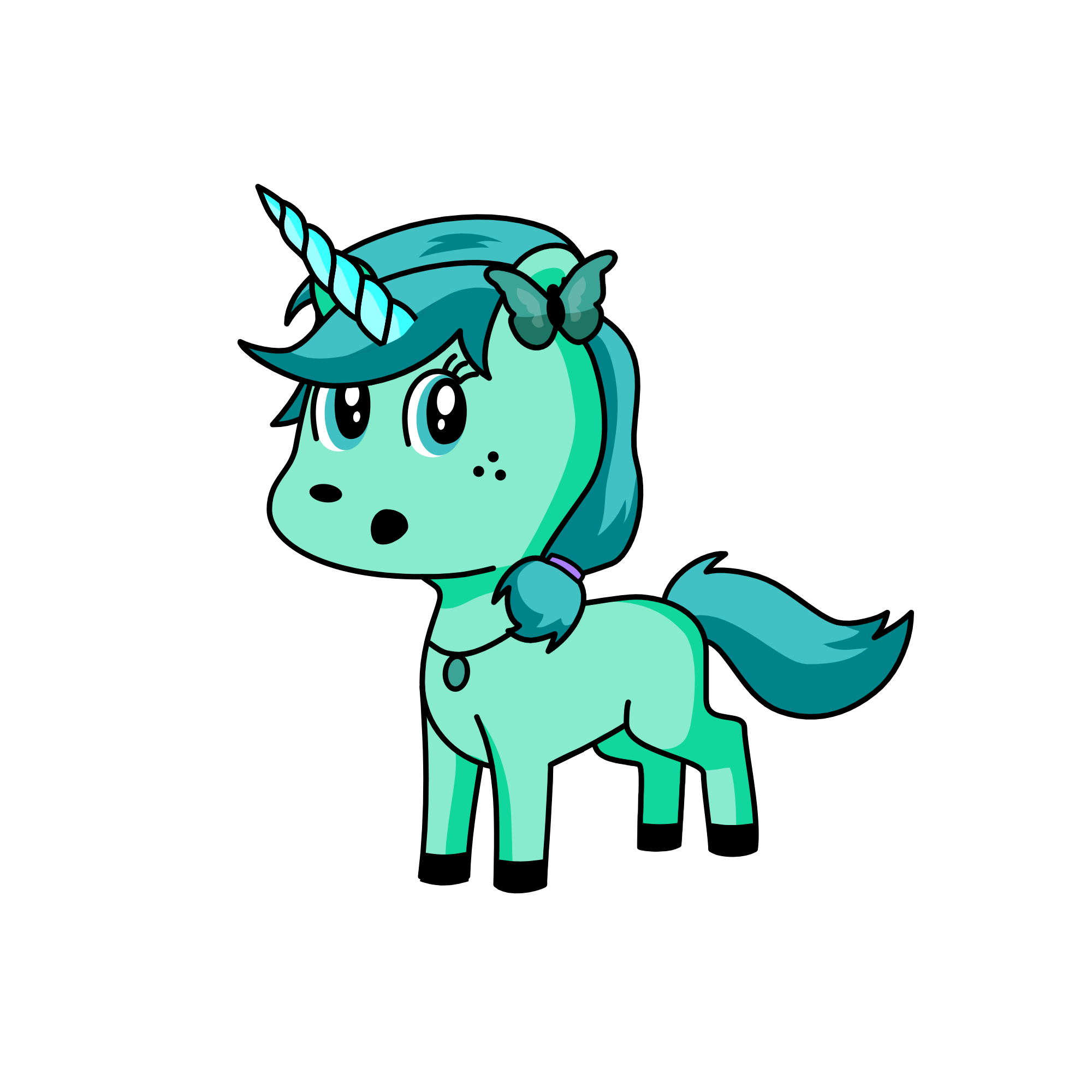 Aquamarine, the unicorn