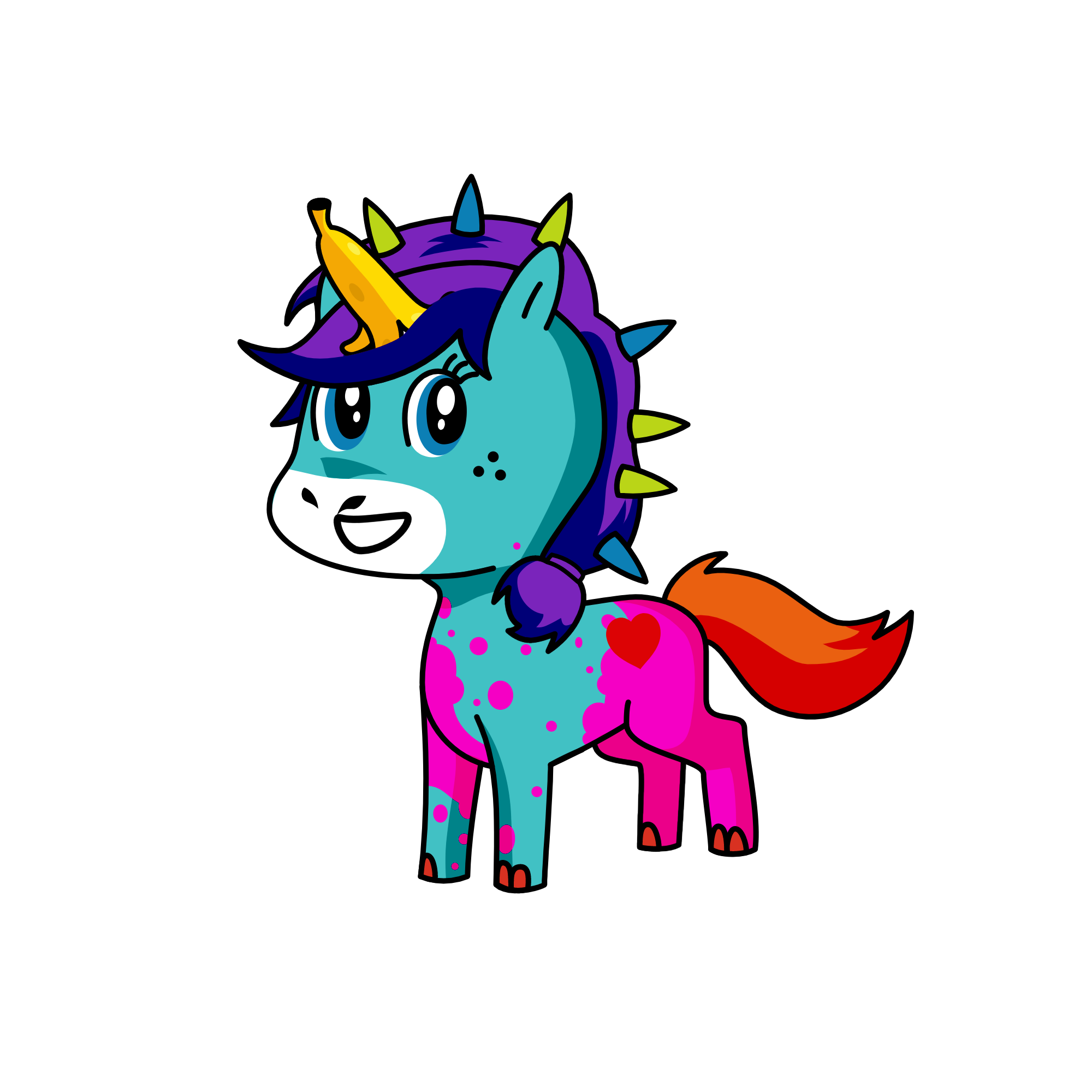 banana unicorn, the unicorn