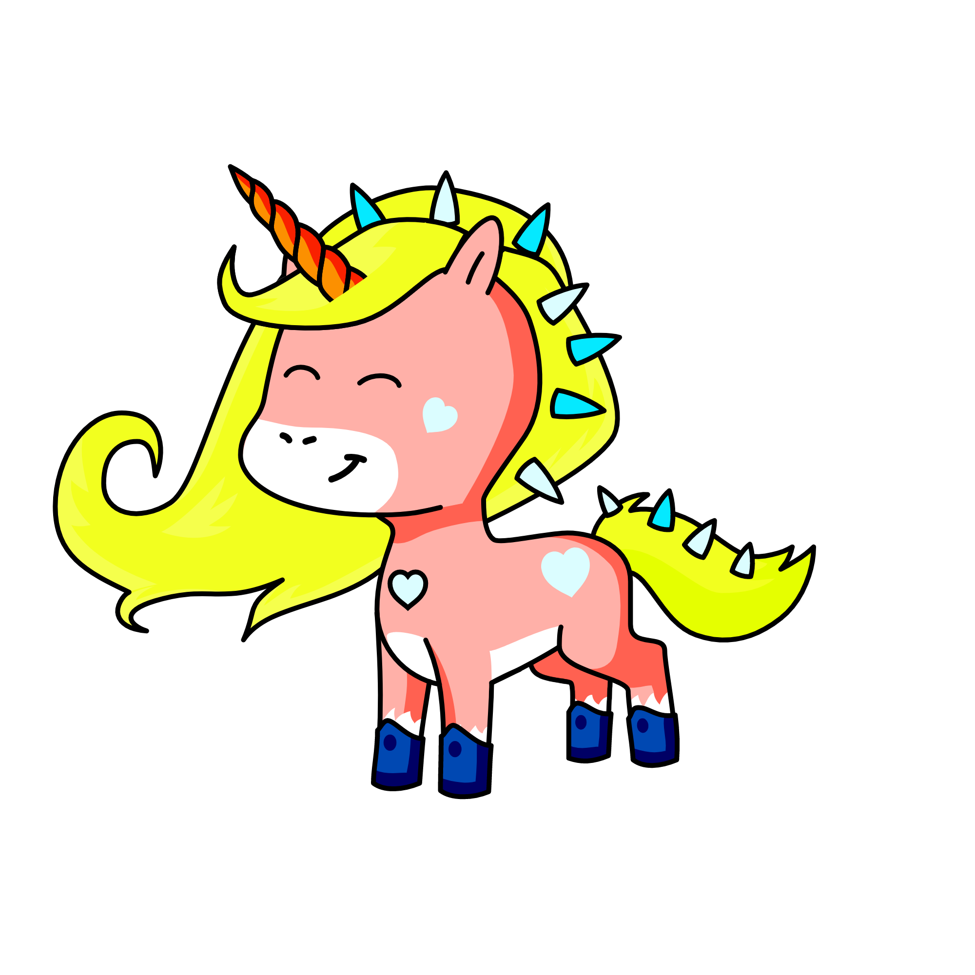 fire, the unicorn
