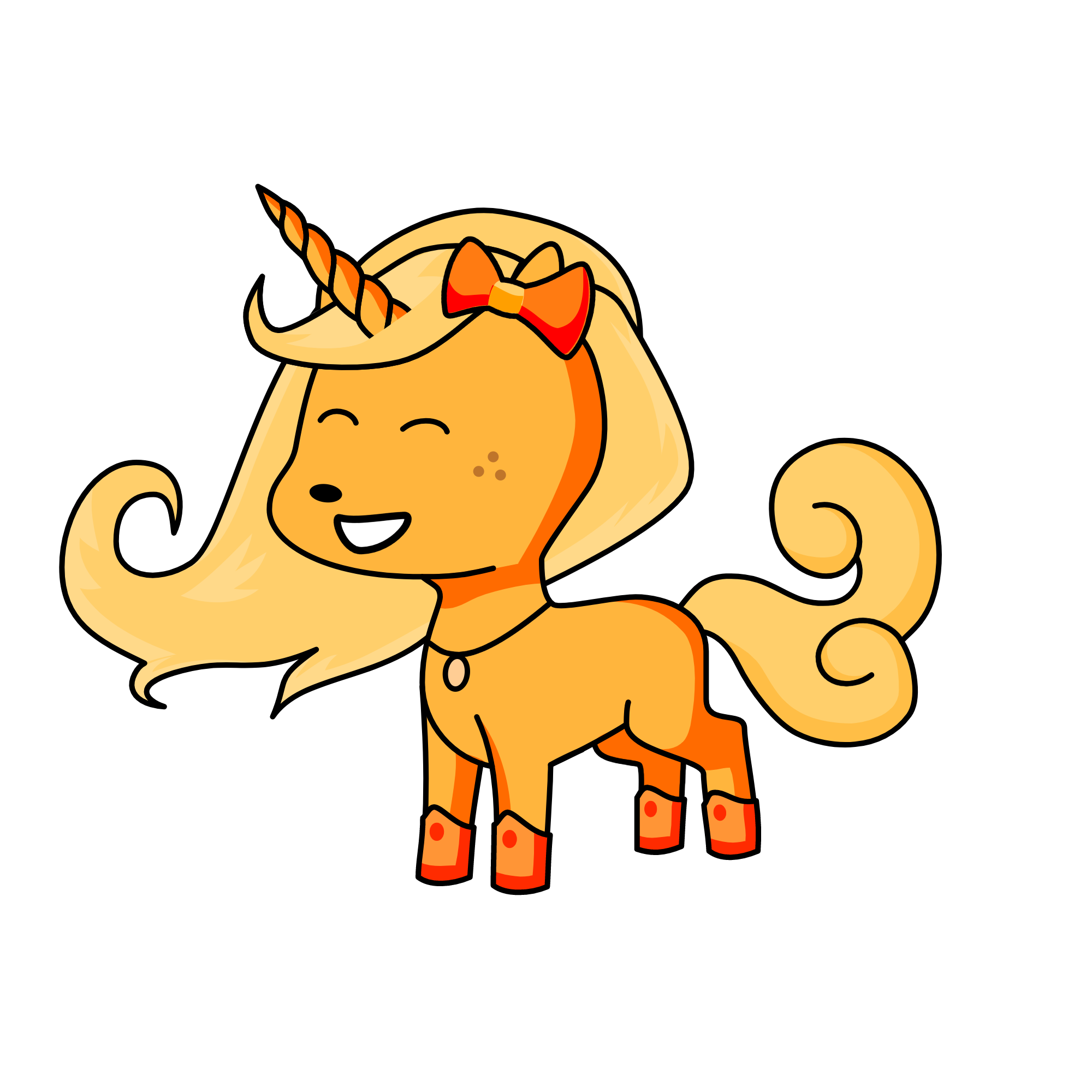 Amber, the unicorn
