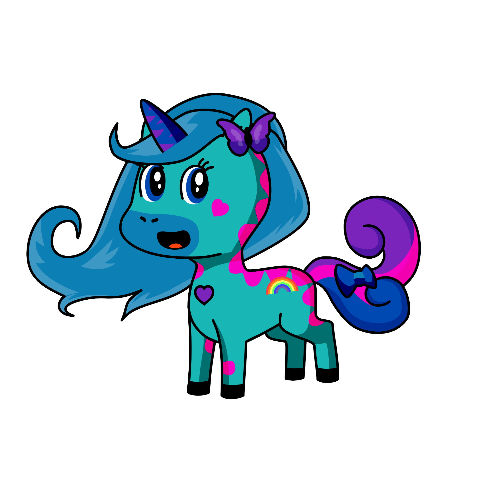 Butterfly Sky, the unicorn