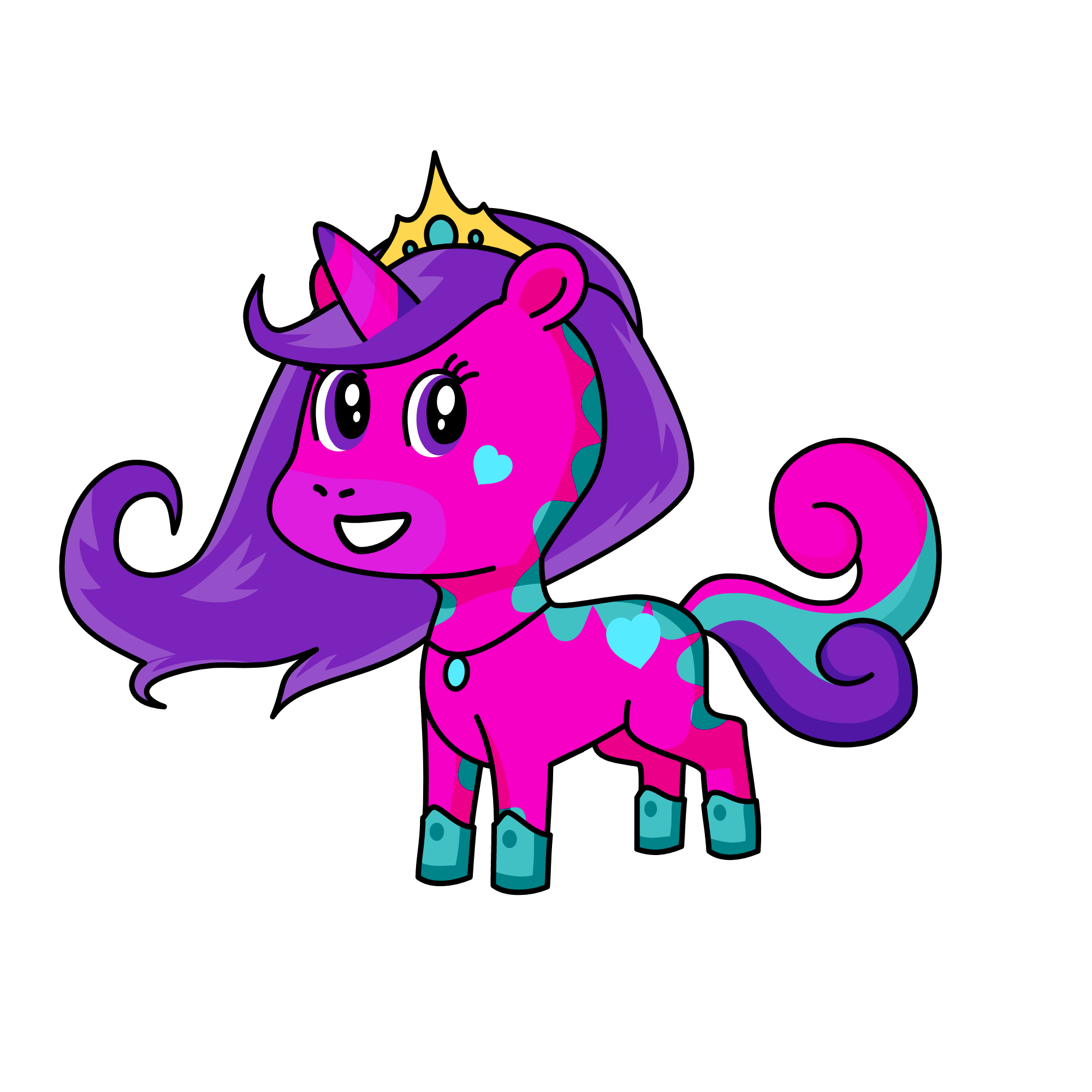 princess unicat, the unicorn