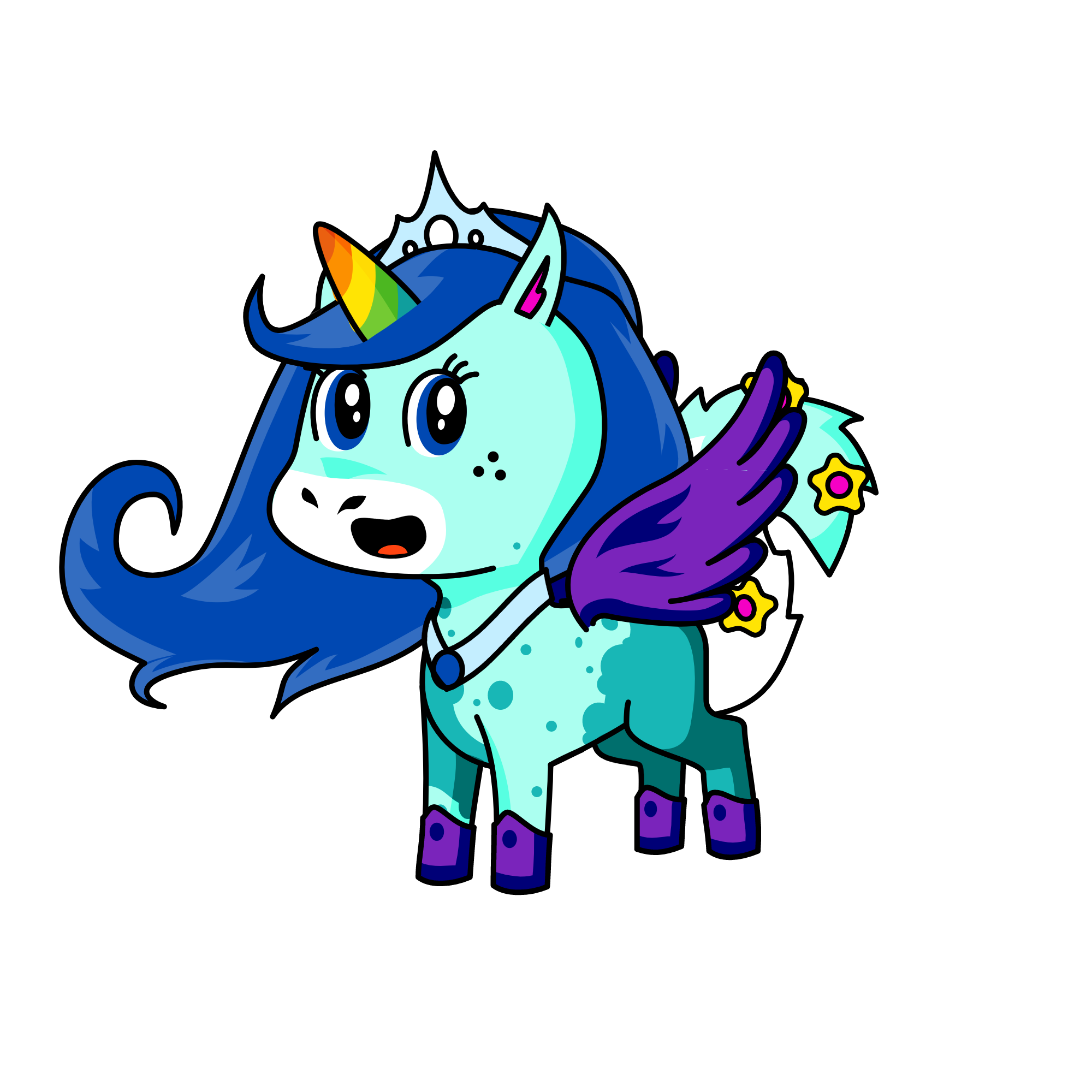 winter, the unicorn