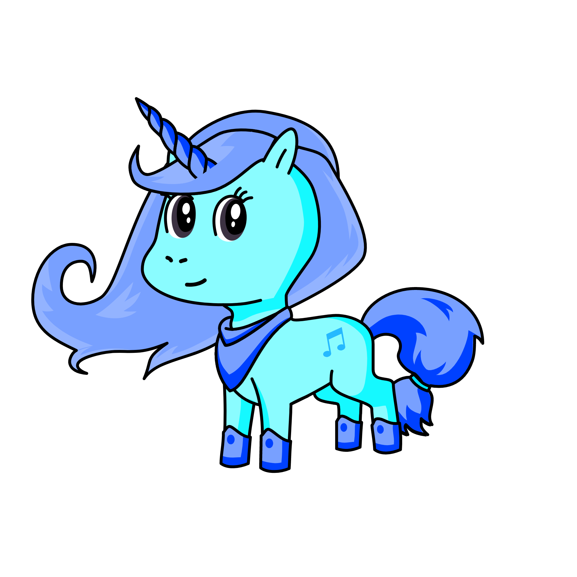 Princess Snowball, the unicorn