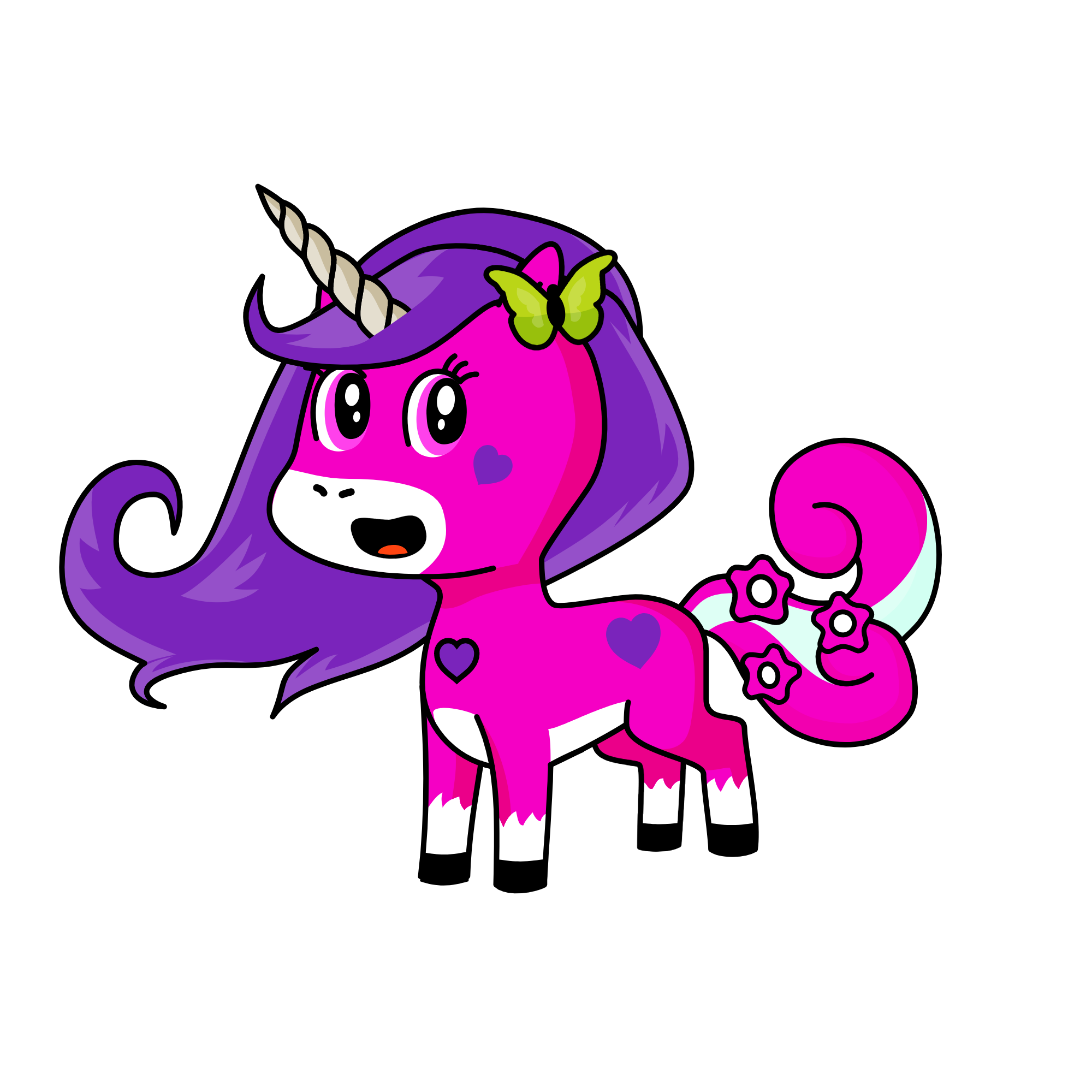 Pinky Pie, the unicorn
