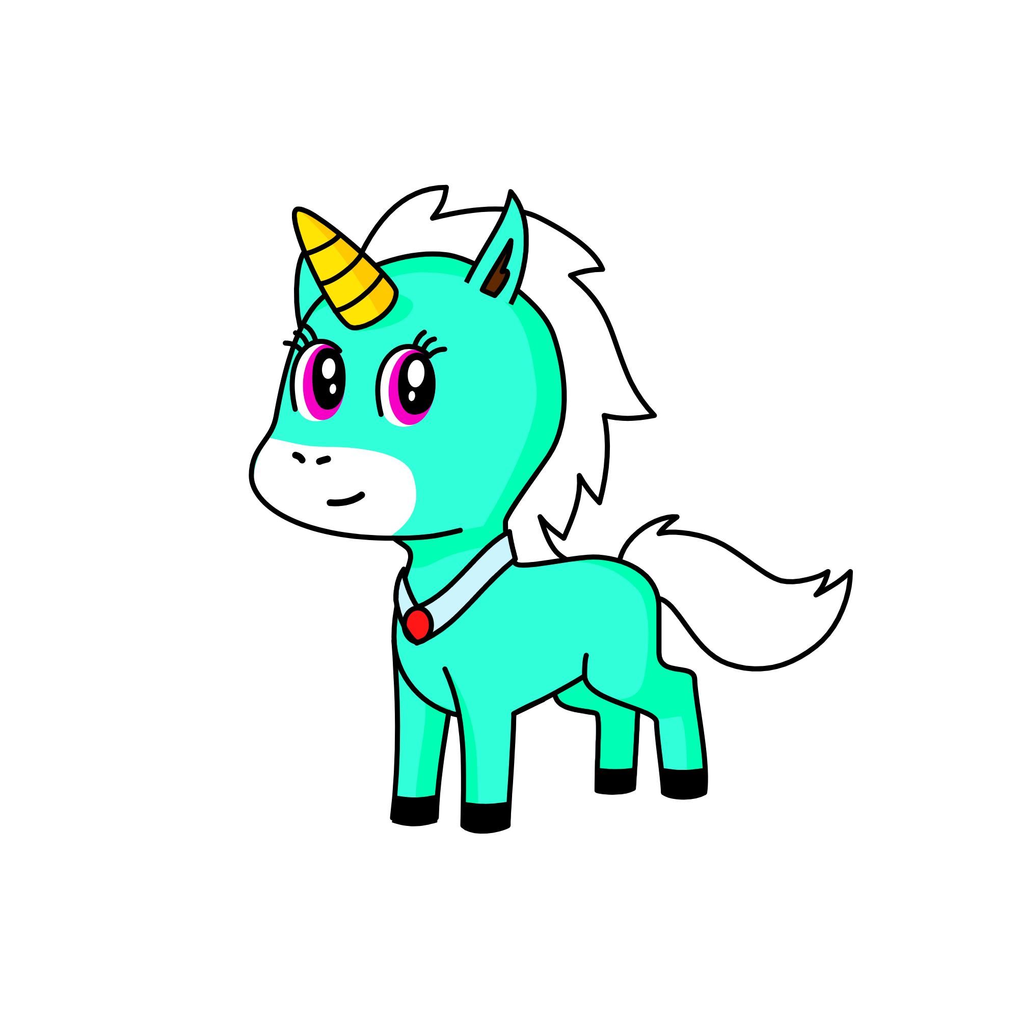 Snowy, the unicorn