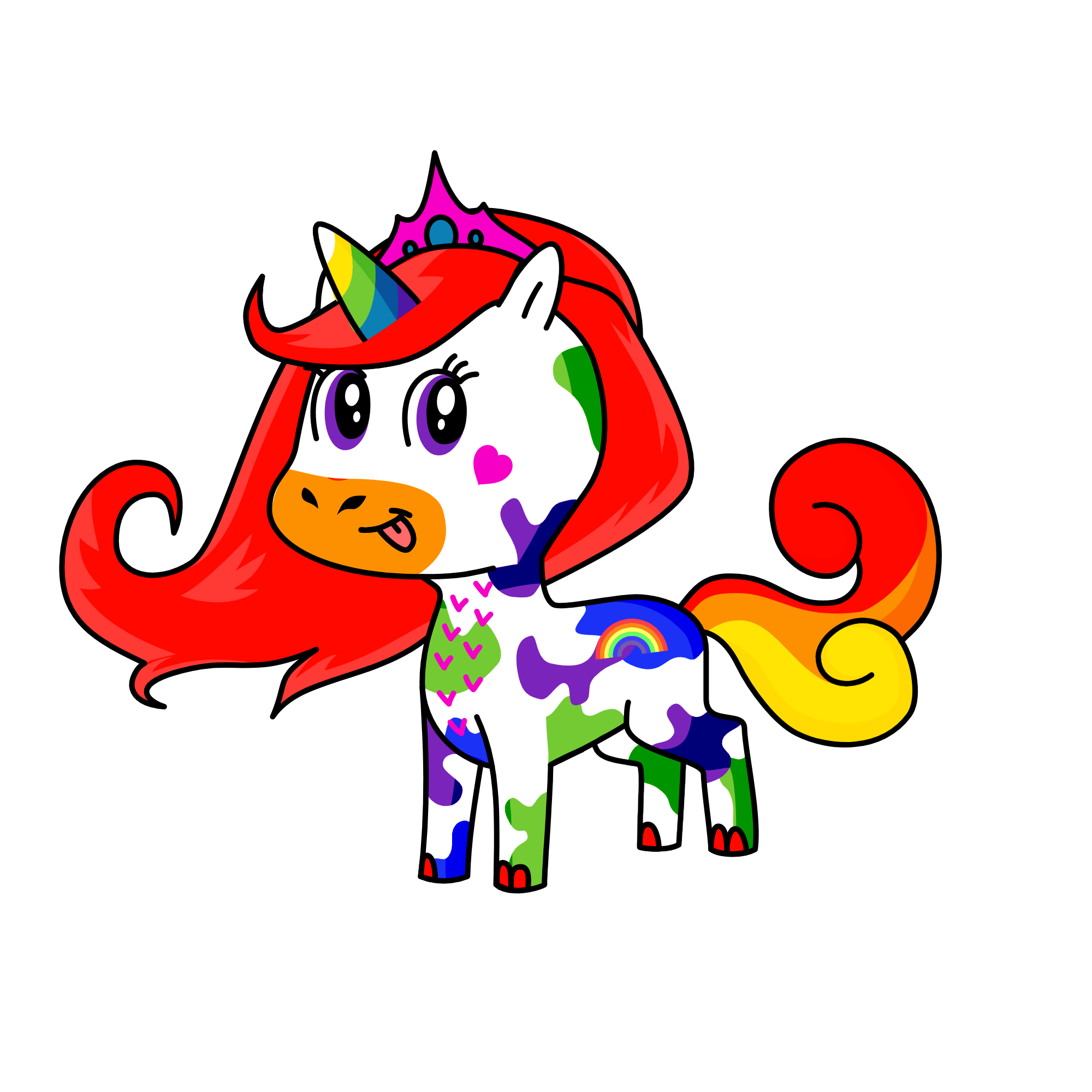 Pride, the unicorn