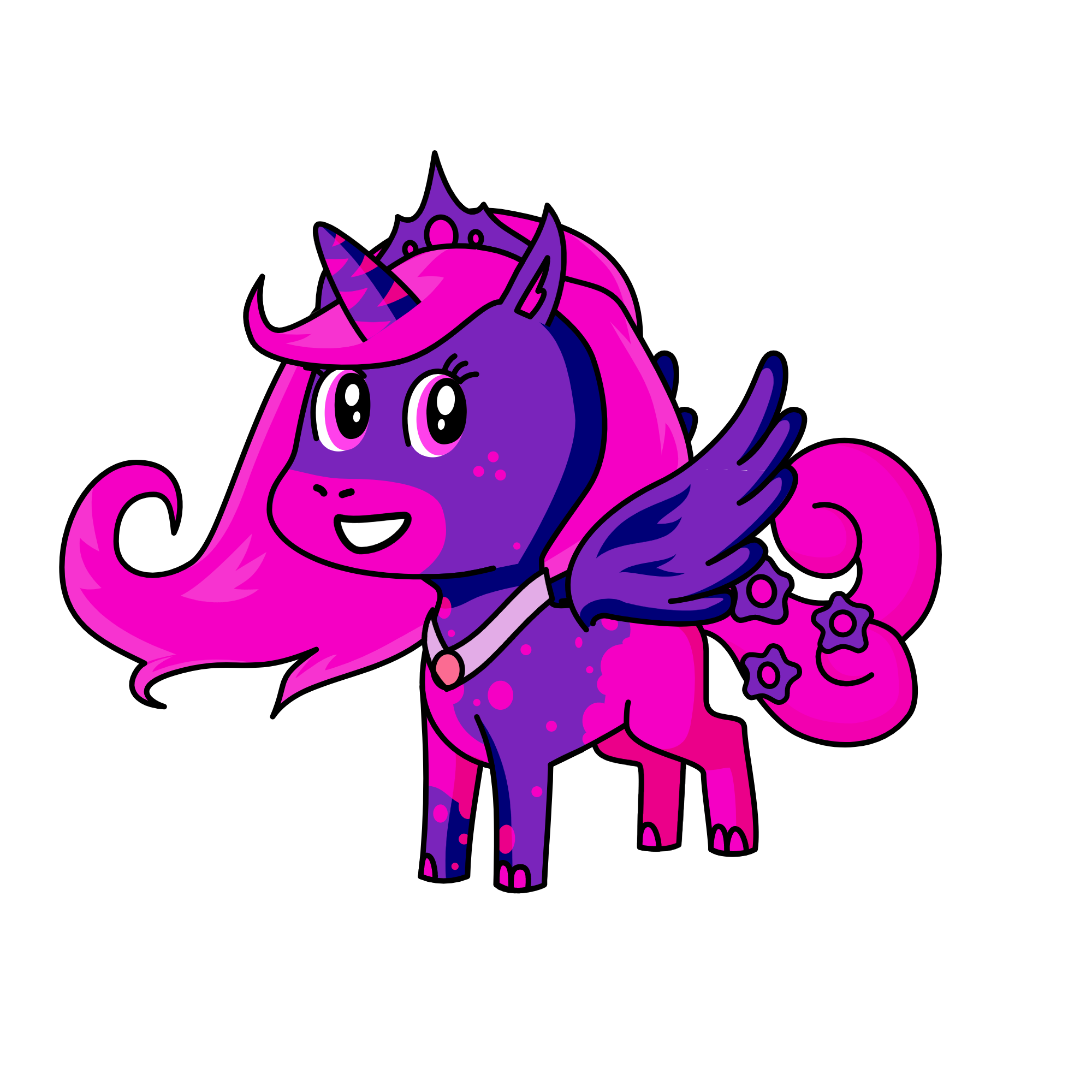 Fusha, the unicorn