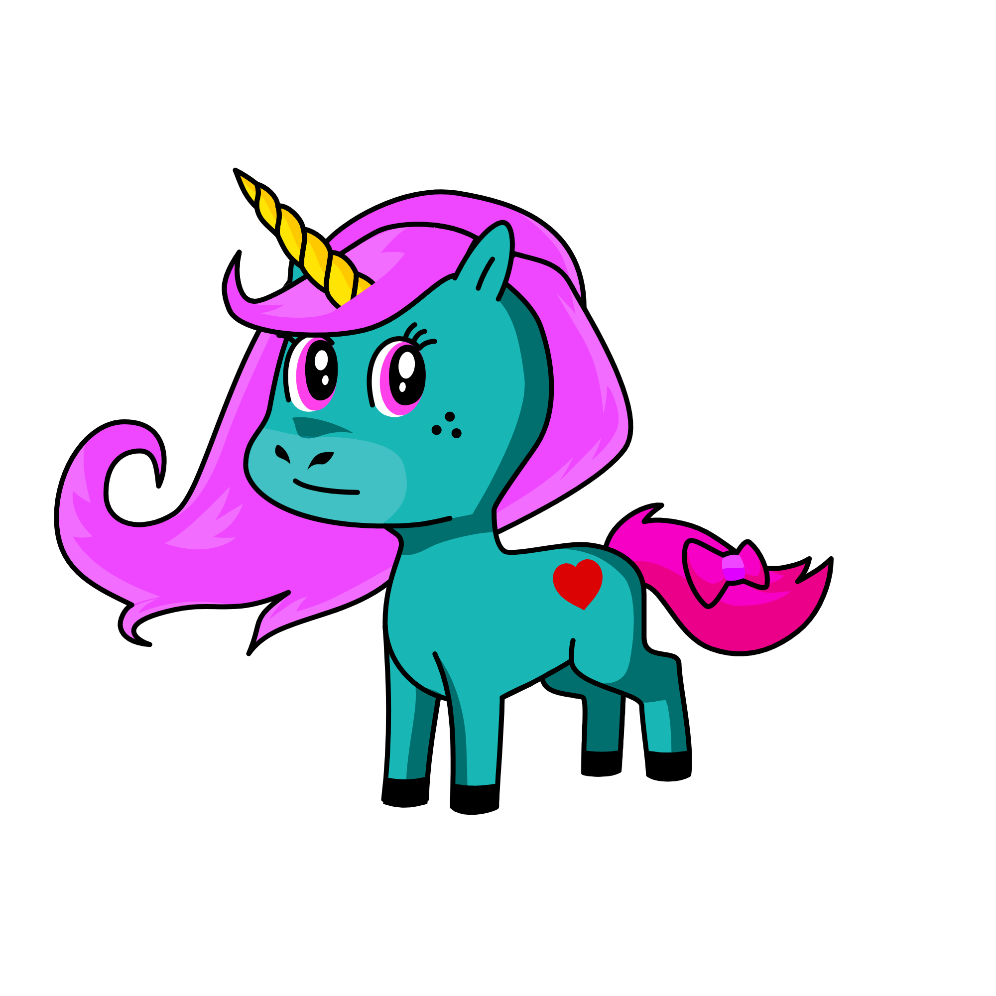 hi, the unicorn