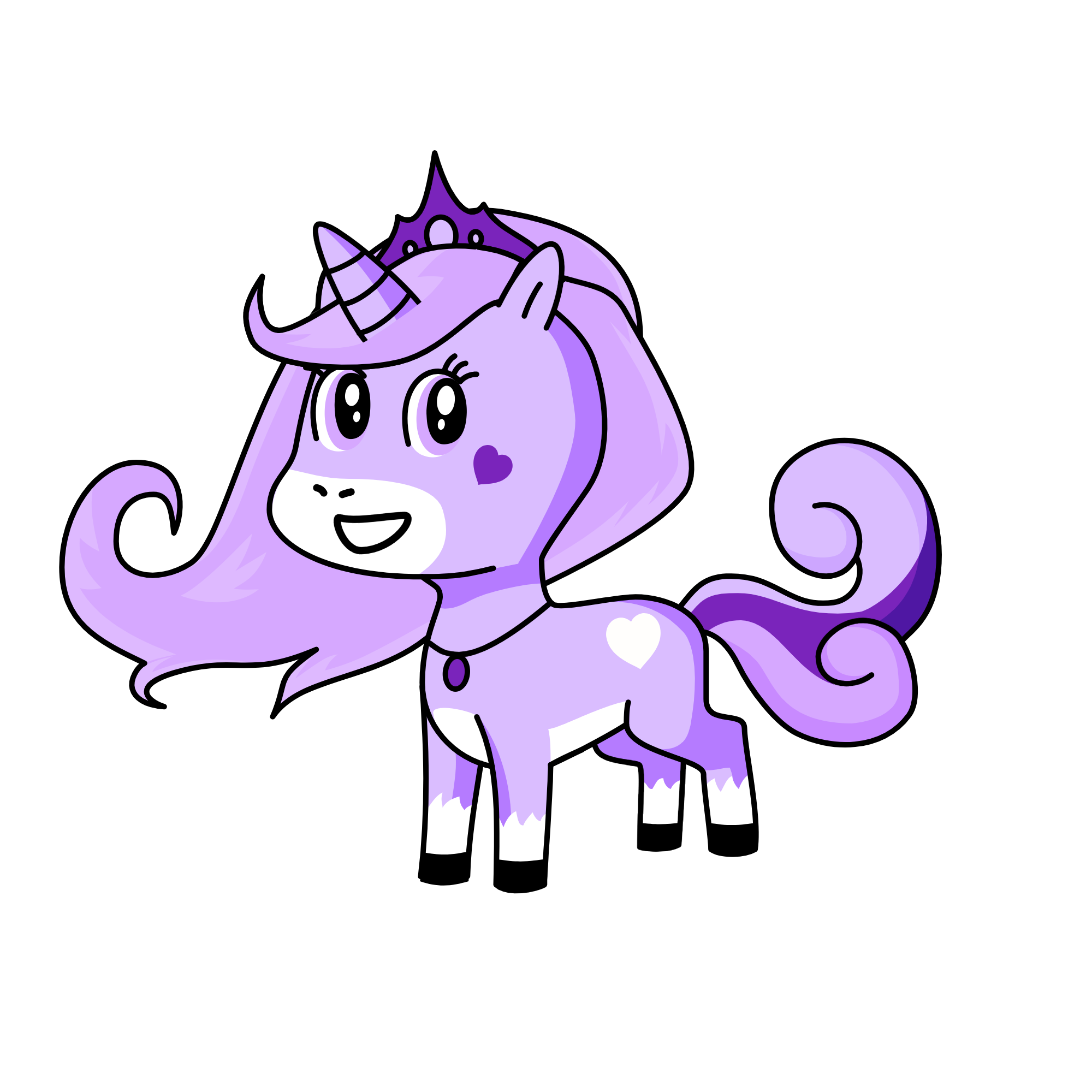 LAVENDER, the unicorn