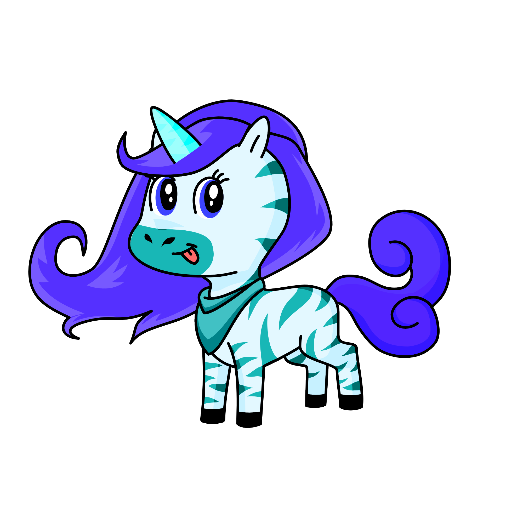 Icy, the unicorn