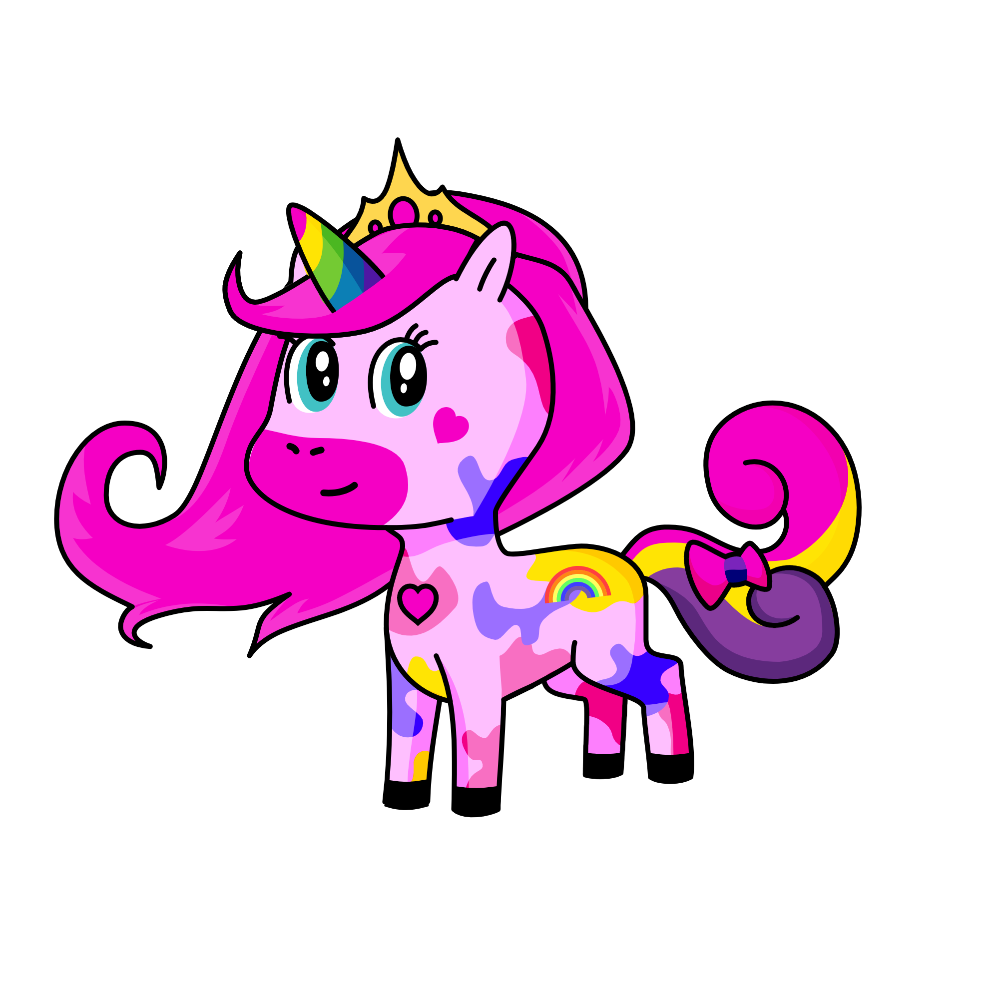 princess rainbow, the unicorn