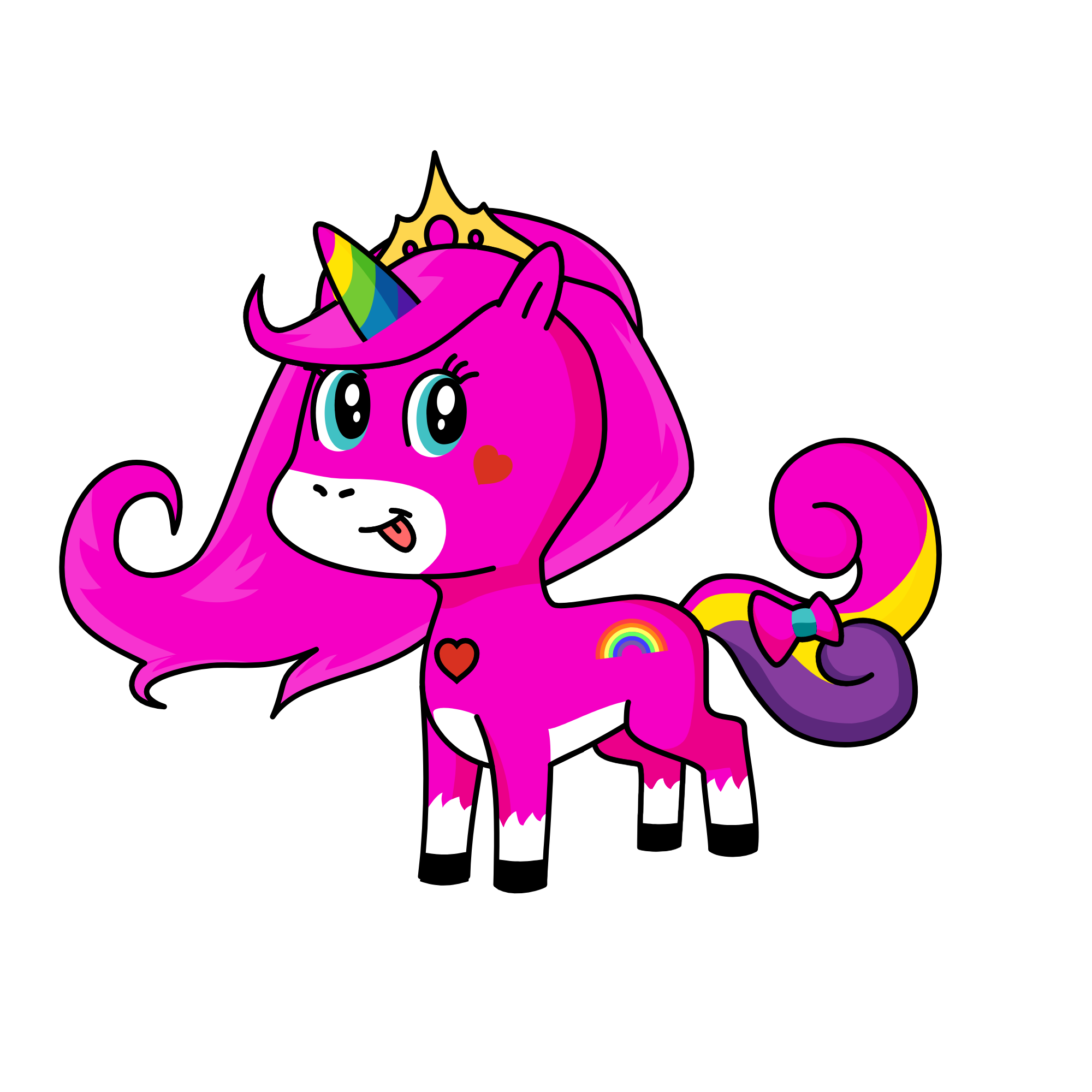 Princesa Sparkle, the unicorn
