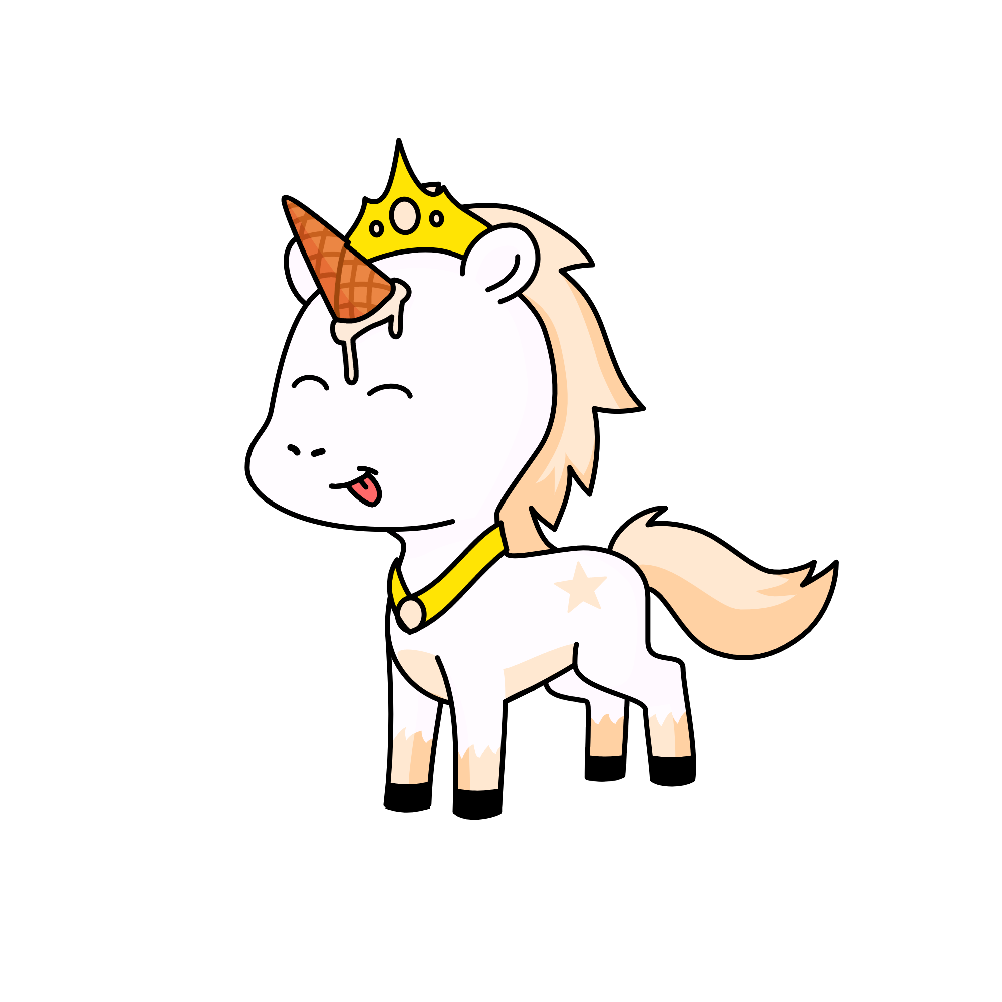 Princesa Sorvete, the unicorn