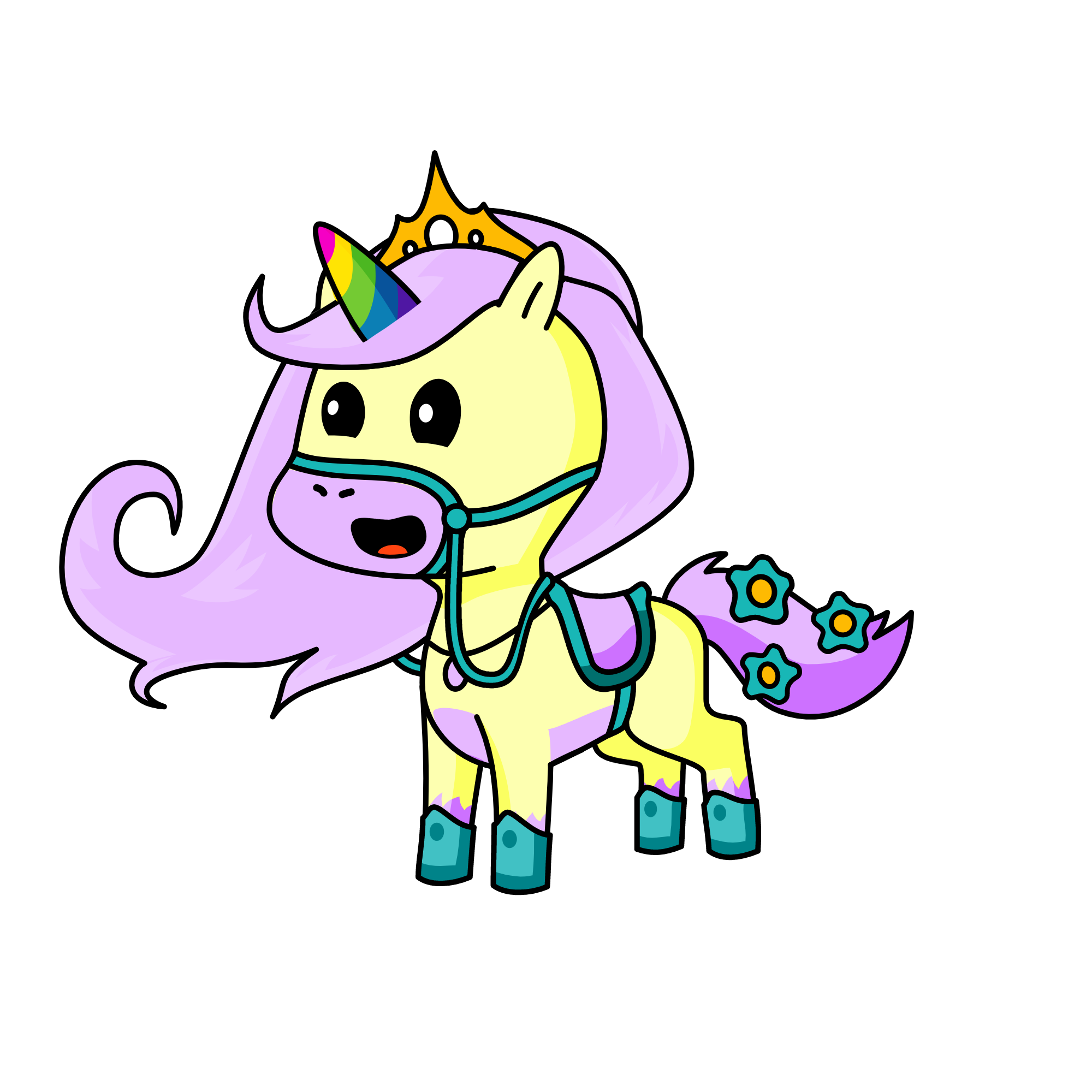 Lavender, the unicorn