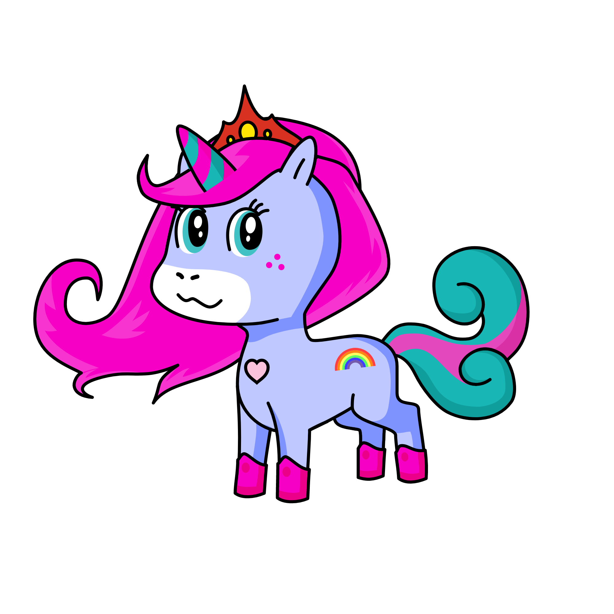 princess cotton candy, the unicorn