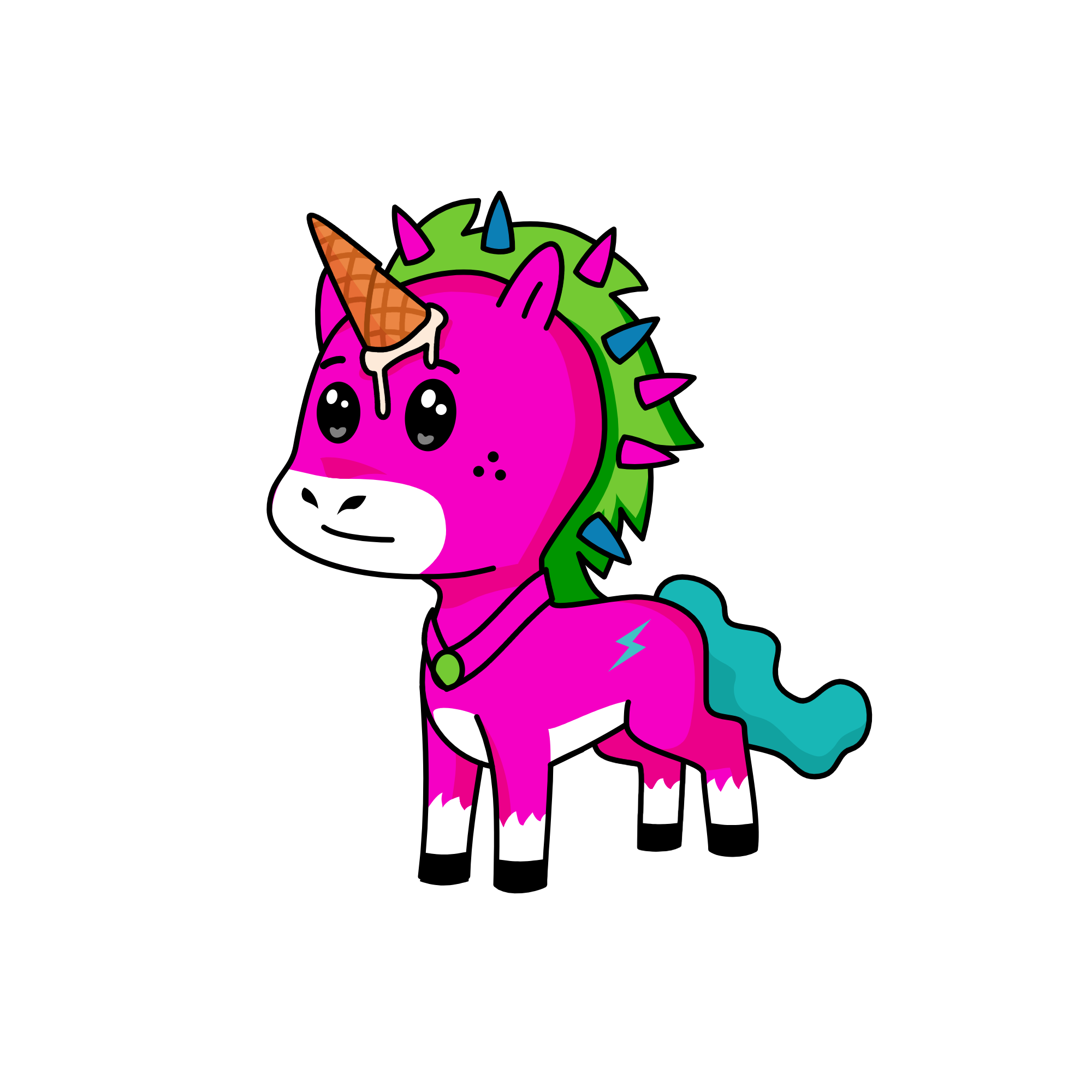 MESSY, the unicorn