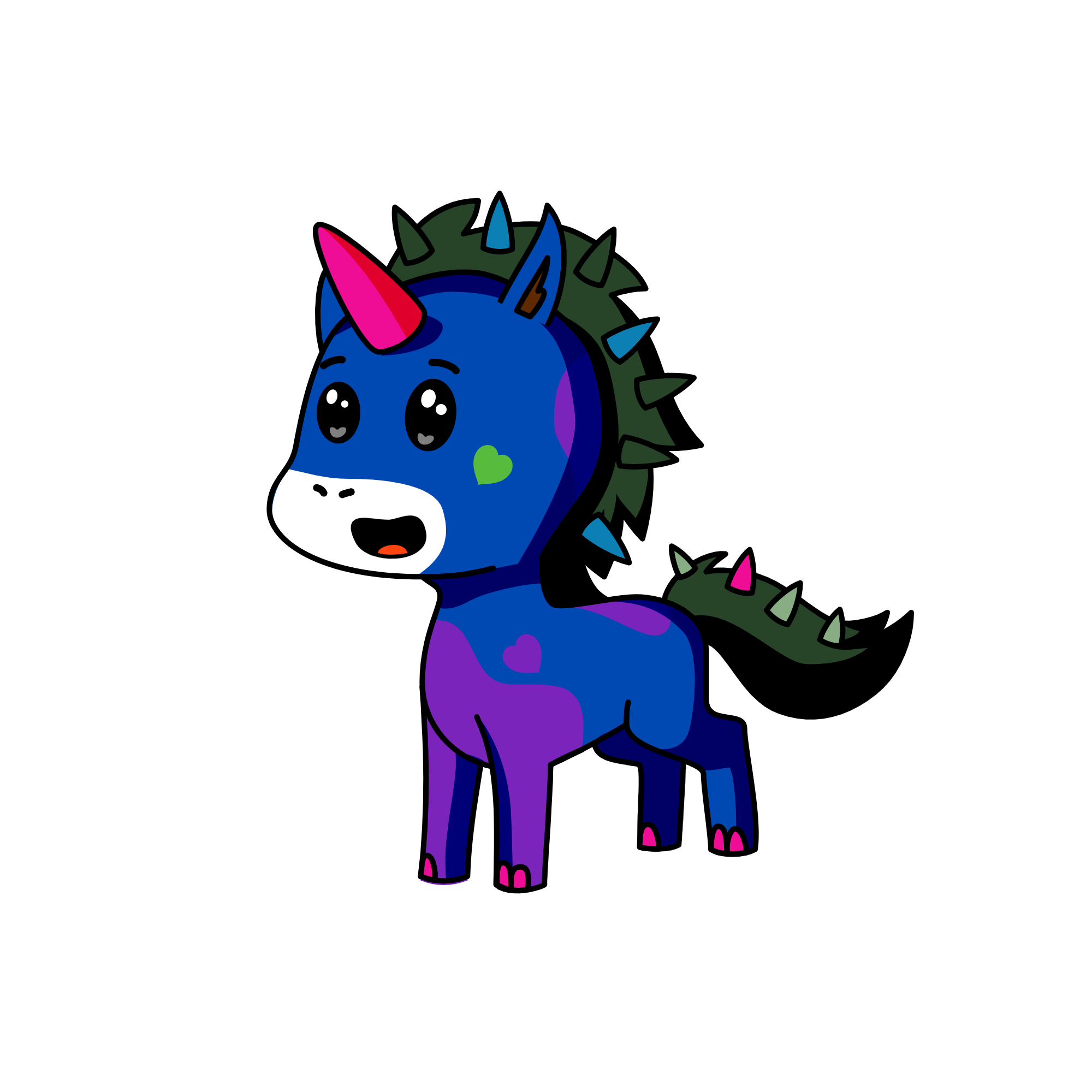 cat, the unicorn