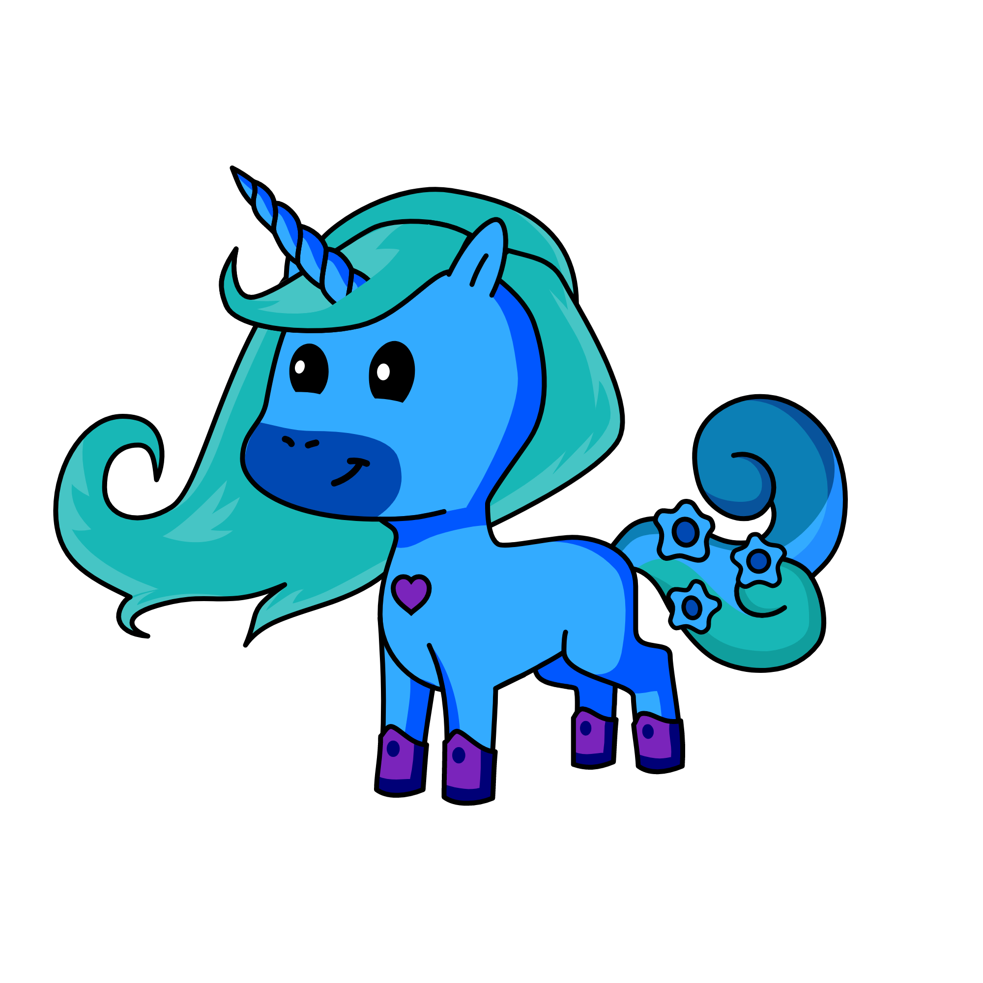 winter, the unicorn