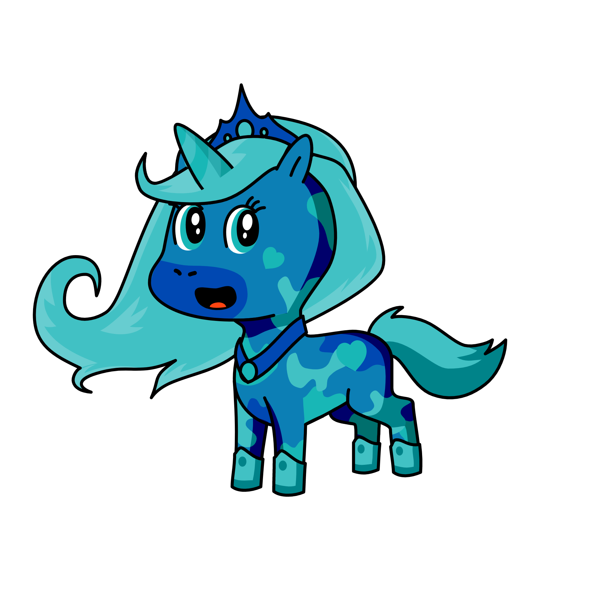 Frost (Too Much Blue), the unicorn