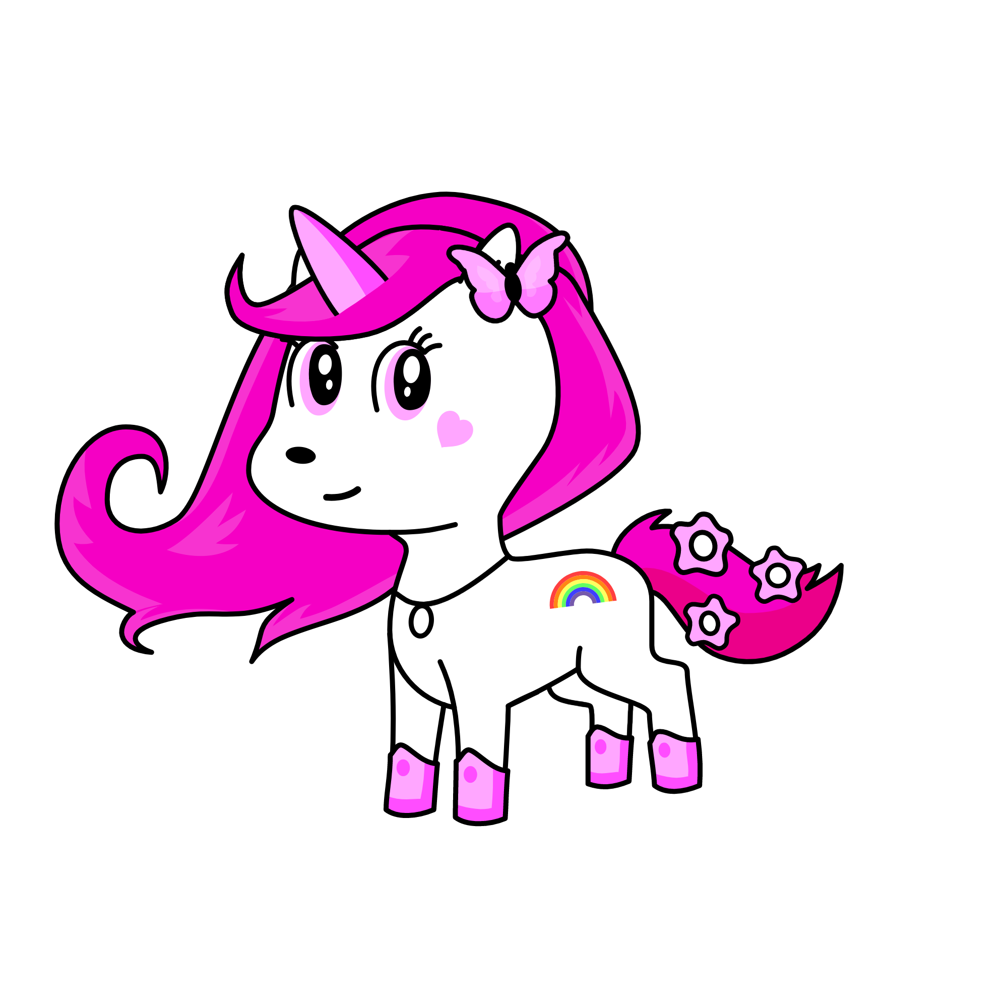 Rose, the unicorn
