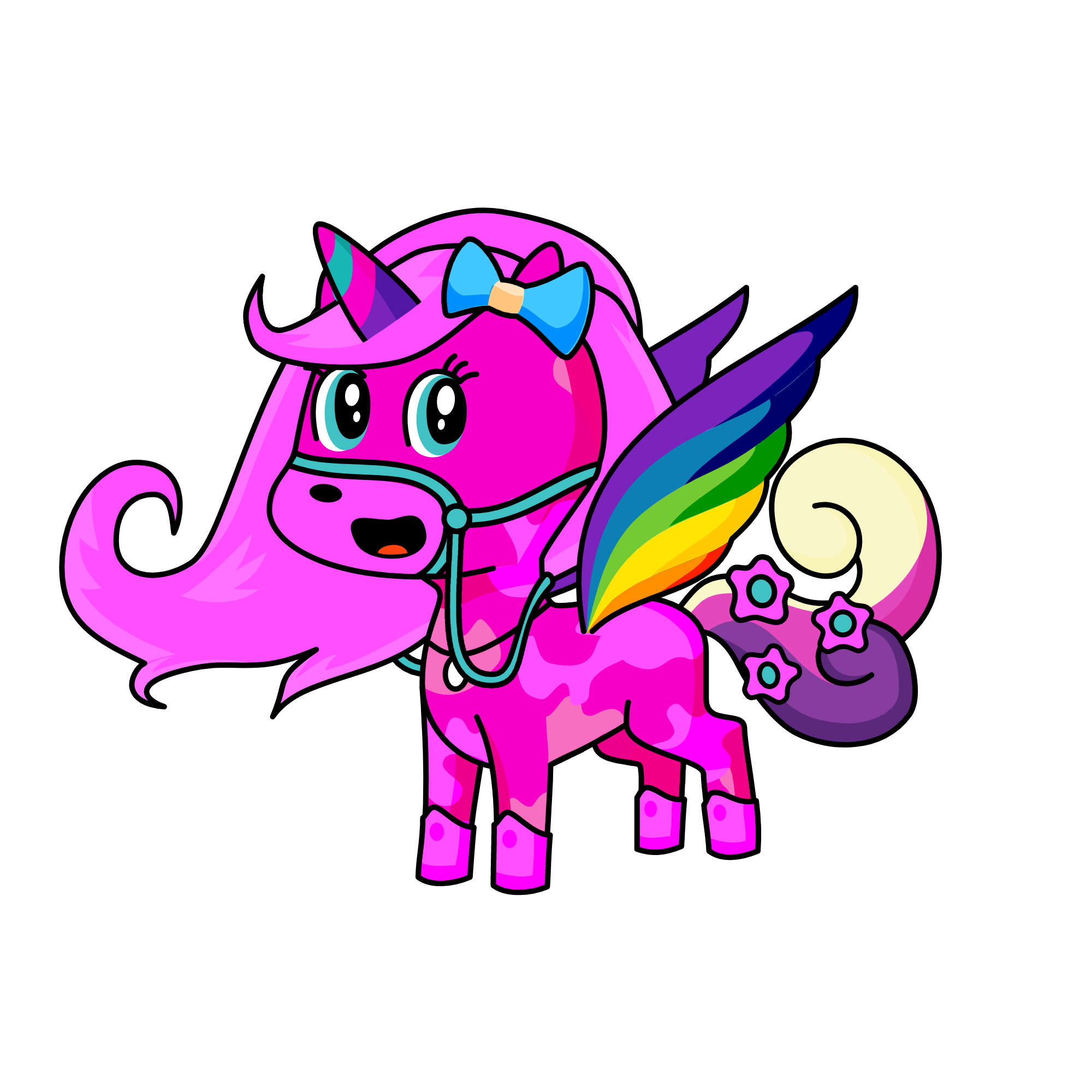 hello kitty, the unicorn