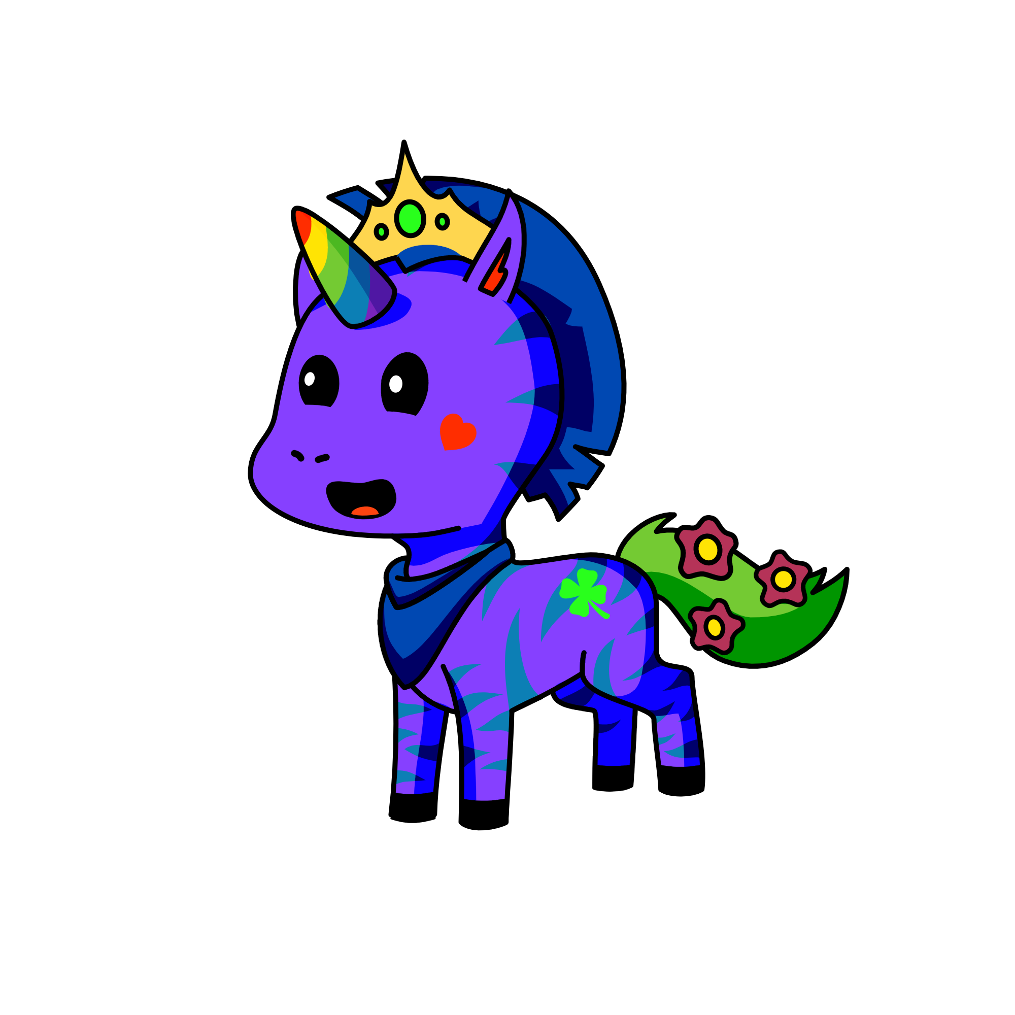XD, the unicorn
