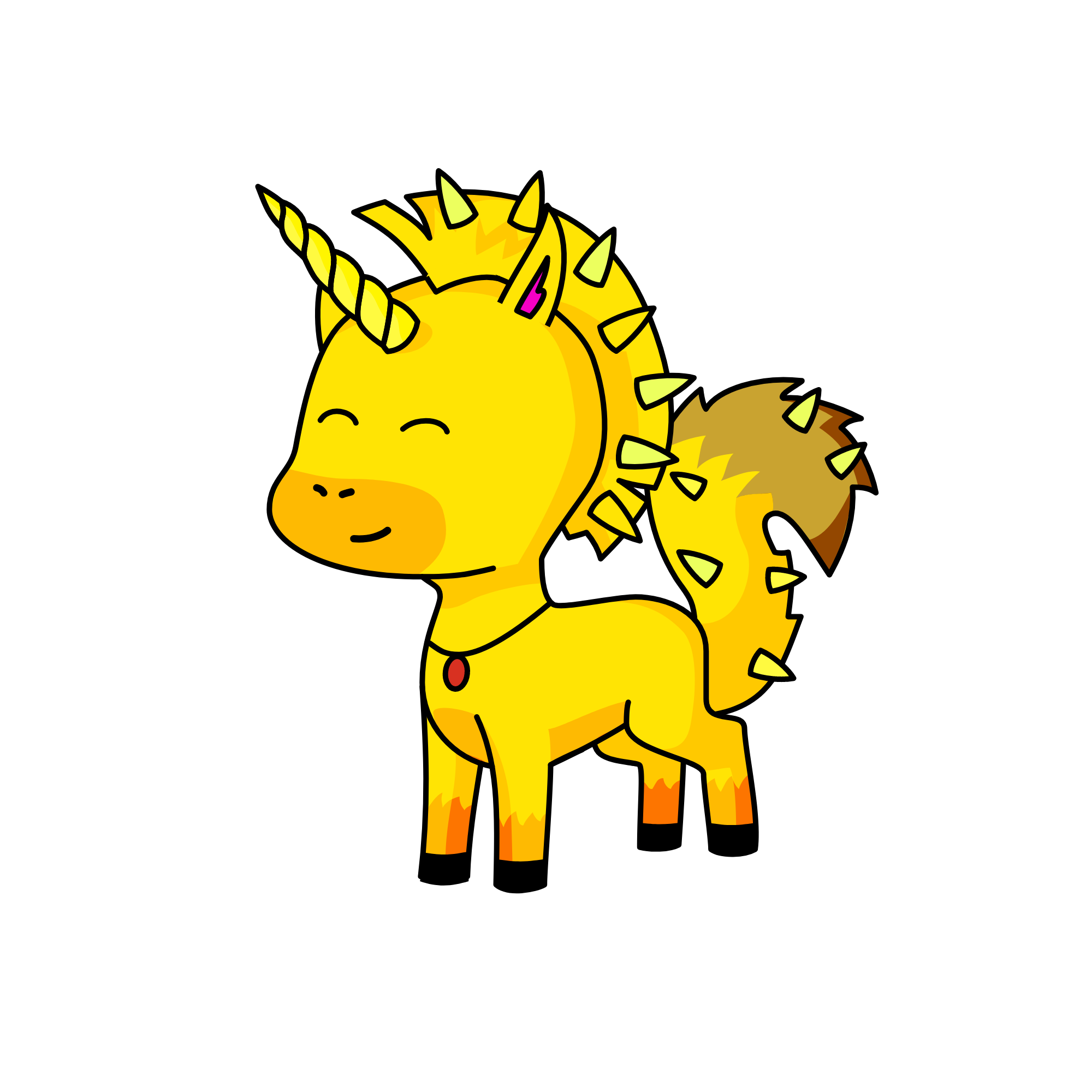 Spiker, the unicorn