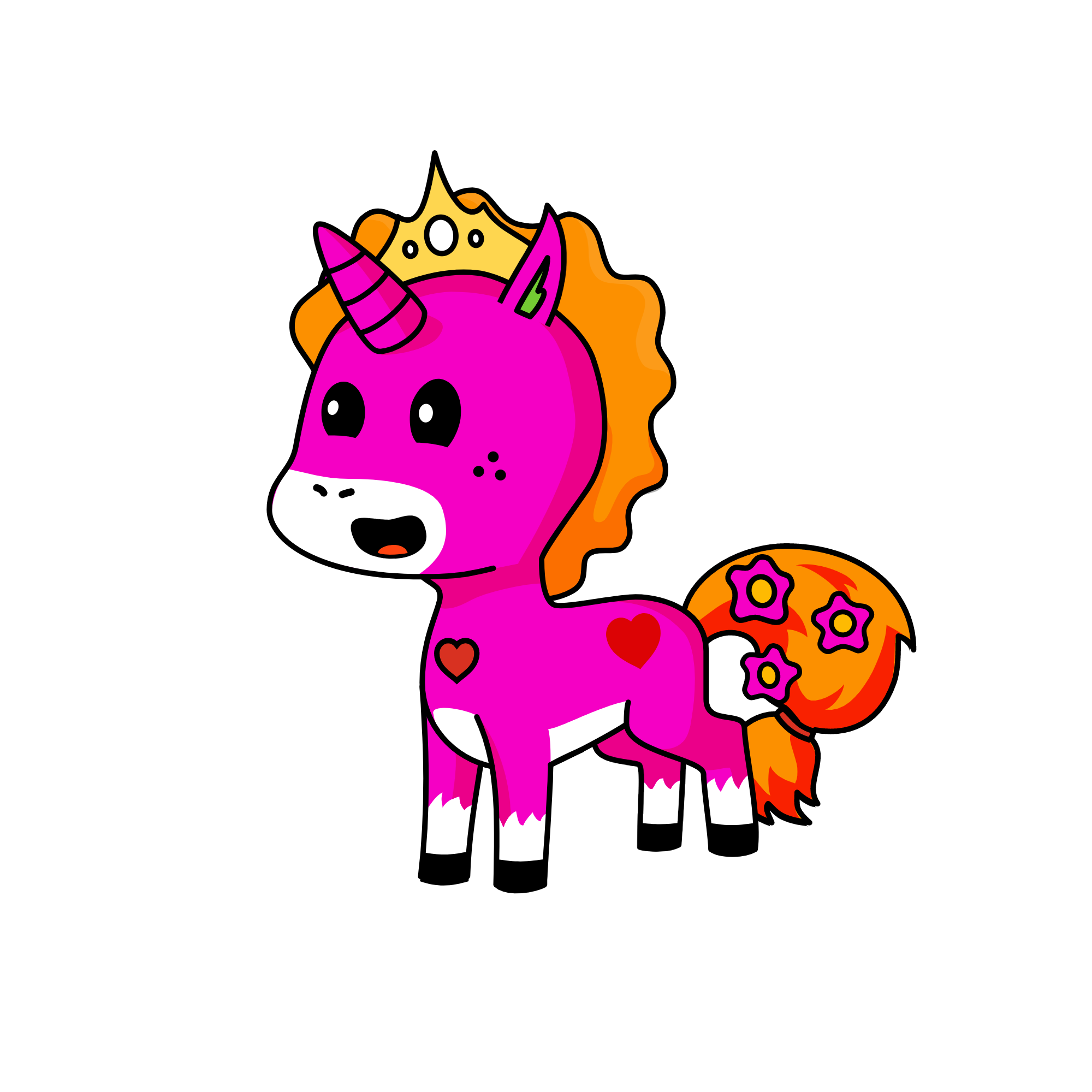 random, the unicorn
