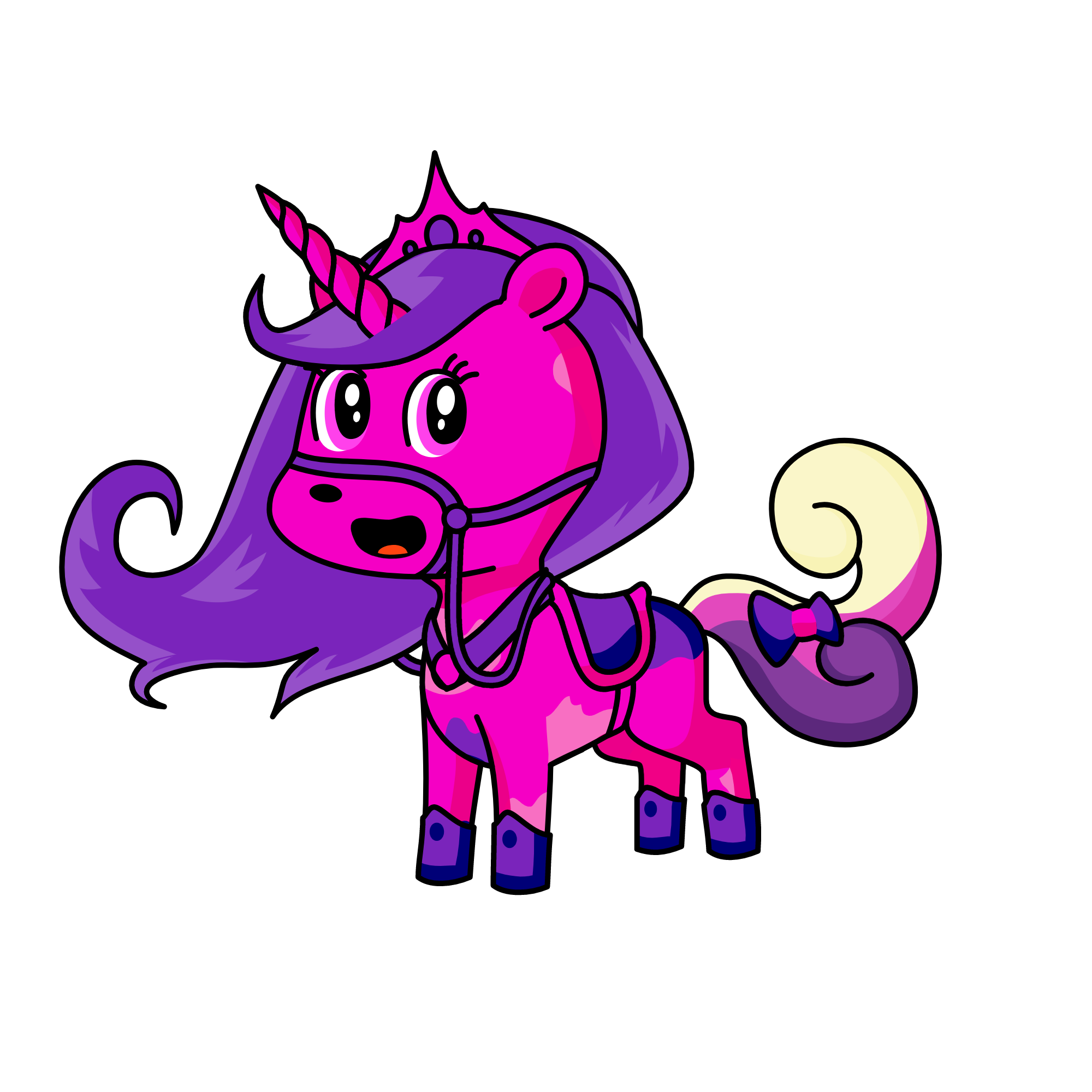 b, the unicorn