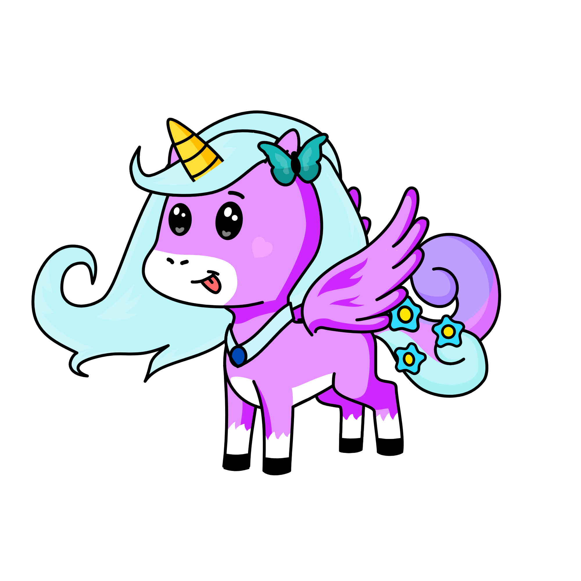 Crystal, the unicorn