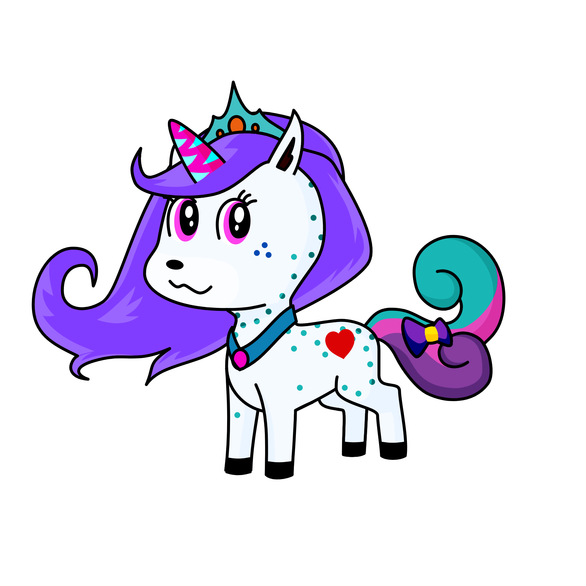 Crystal, the unicorn
