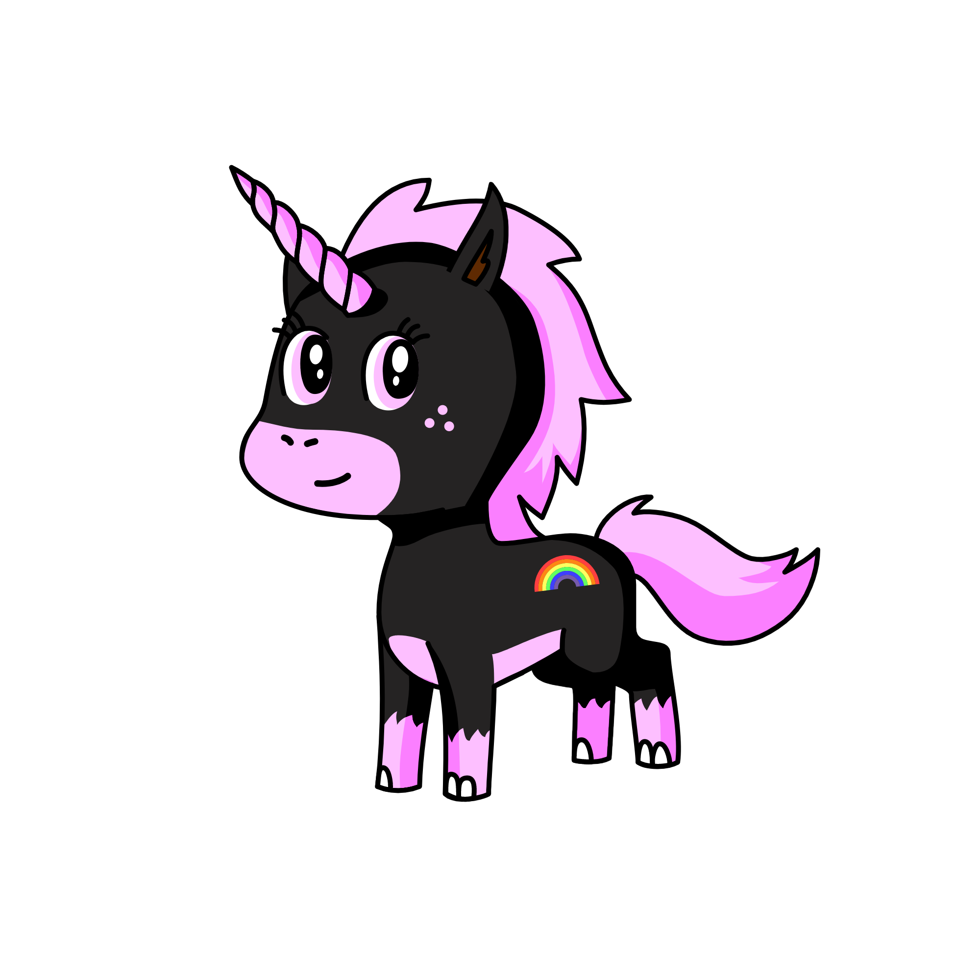 plack, the unicorn