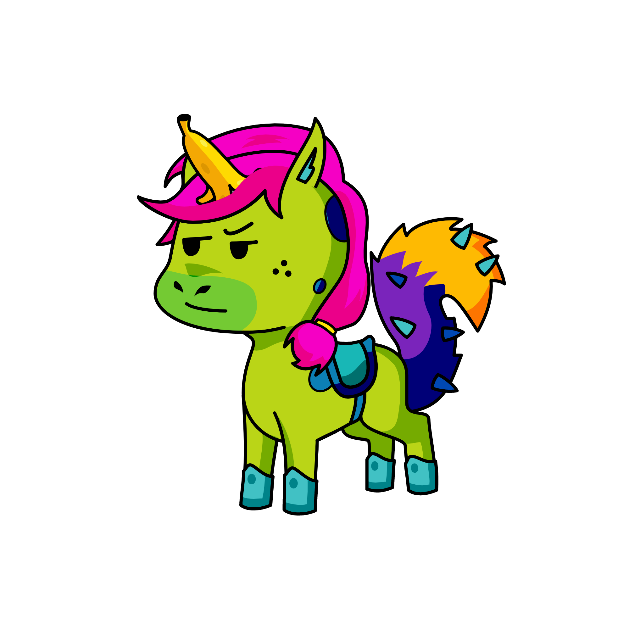 wizard, the unicorn