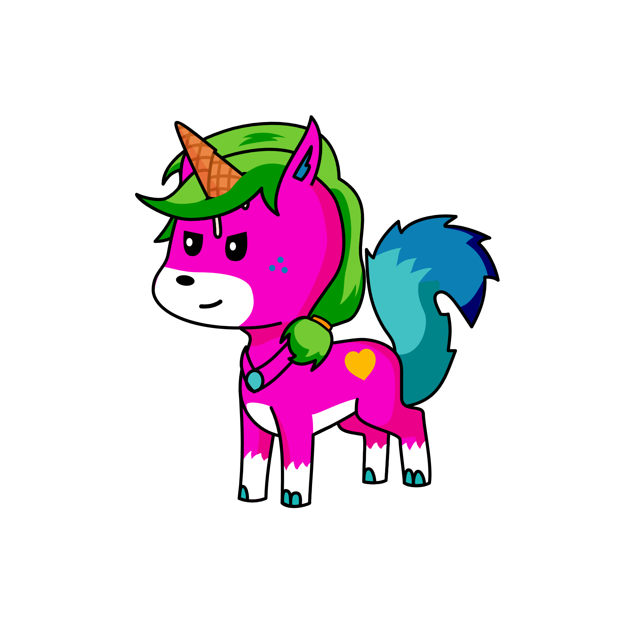 hi, the unicorn