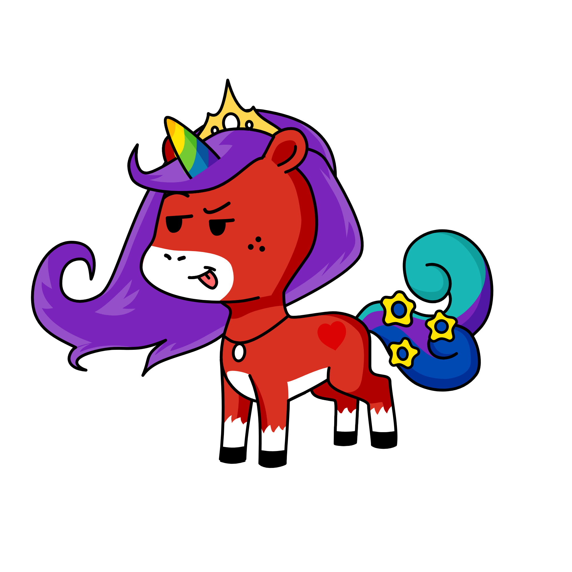 Red Thingy, the unicorn