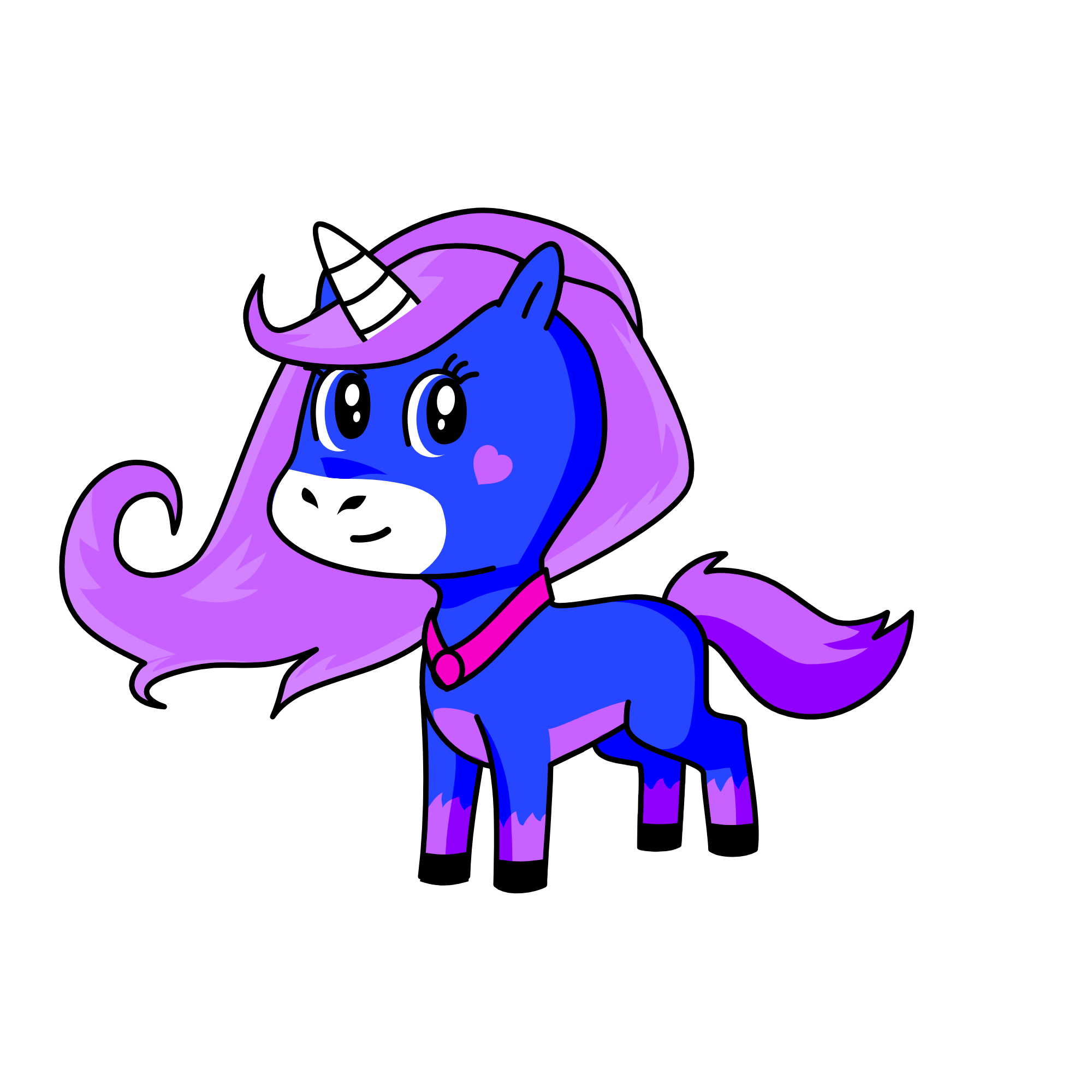 Moon (first of the moonlight edition), the unicorn