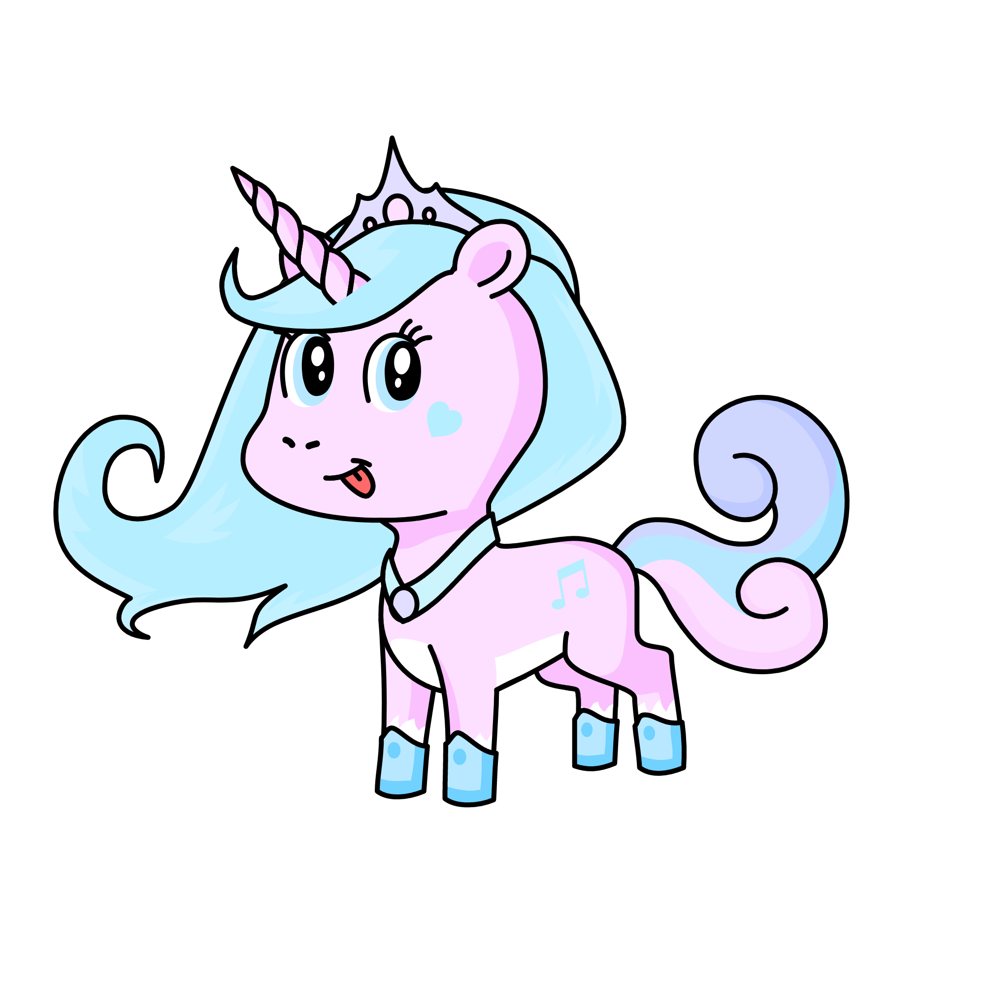 queen pastel, the unicorn