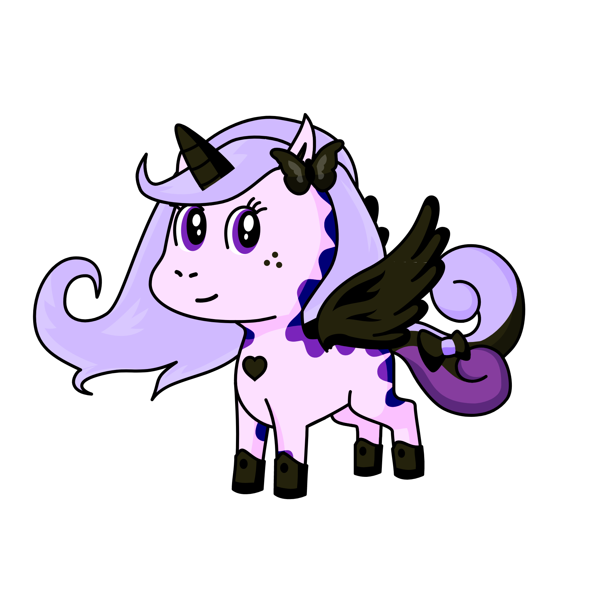 queen darkness, the unicorn