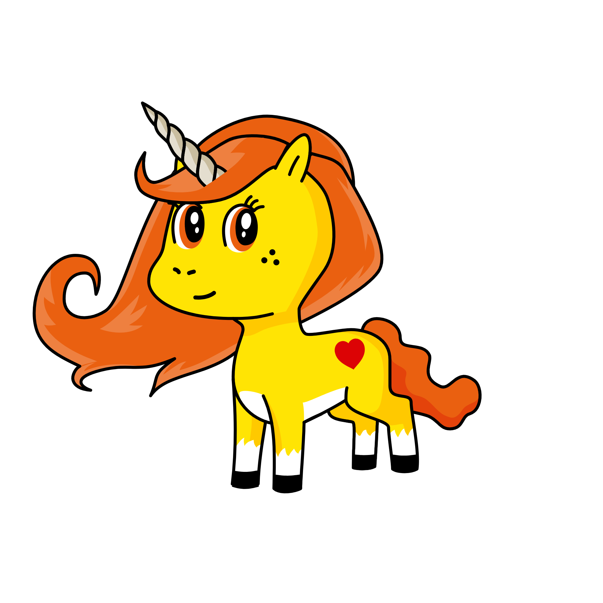 Flare, the unicorn